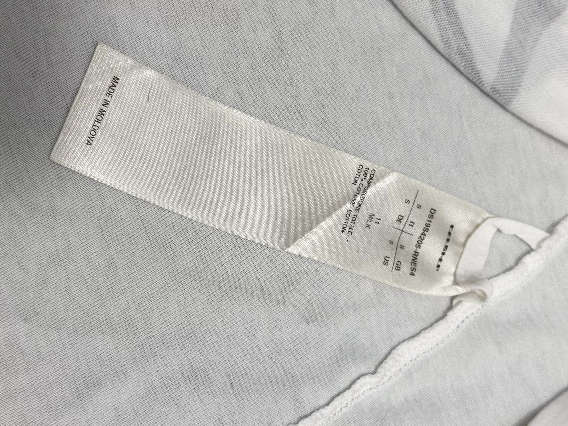 Rick Owens rick owens geometric white short sleeve tee Size S / US 4 / IT 40 - 4 Thumbnail