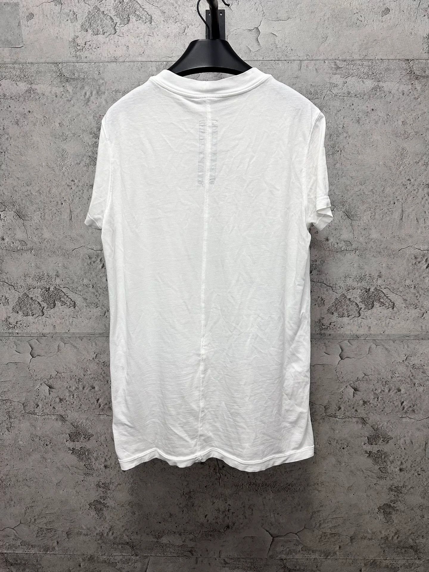 Rick Owens rick owens geometric white short sleeve tee Size S / US 4 / IT 40 - 2 Thumbnail
