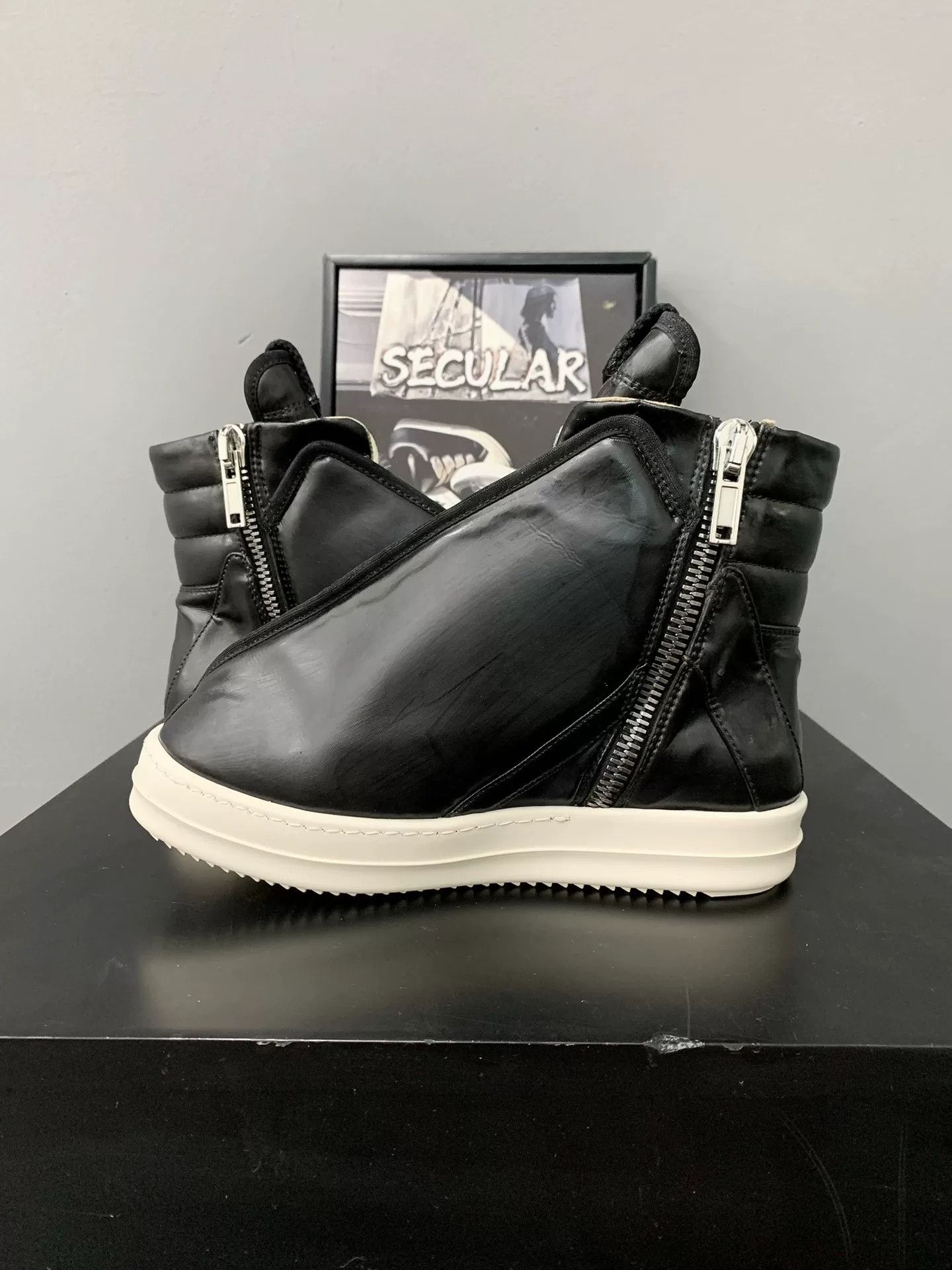 Rick Owens rick owens leather high-top sneakers size 36 Size US 6.5 / EU 39-40 - 6 Thumbnail