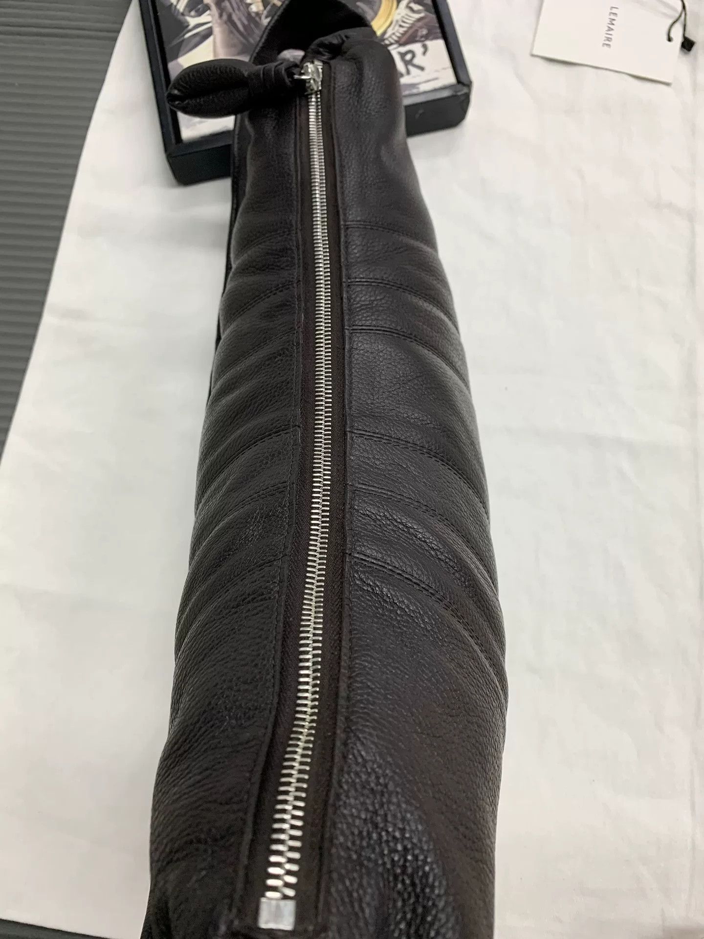 Lemaire Lemaire Croissant Bag in Deep Brown Leather Size ONE SIZE - 6 Thumbnail
