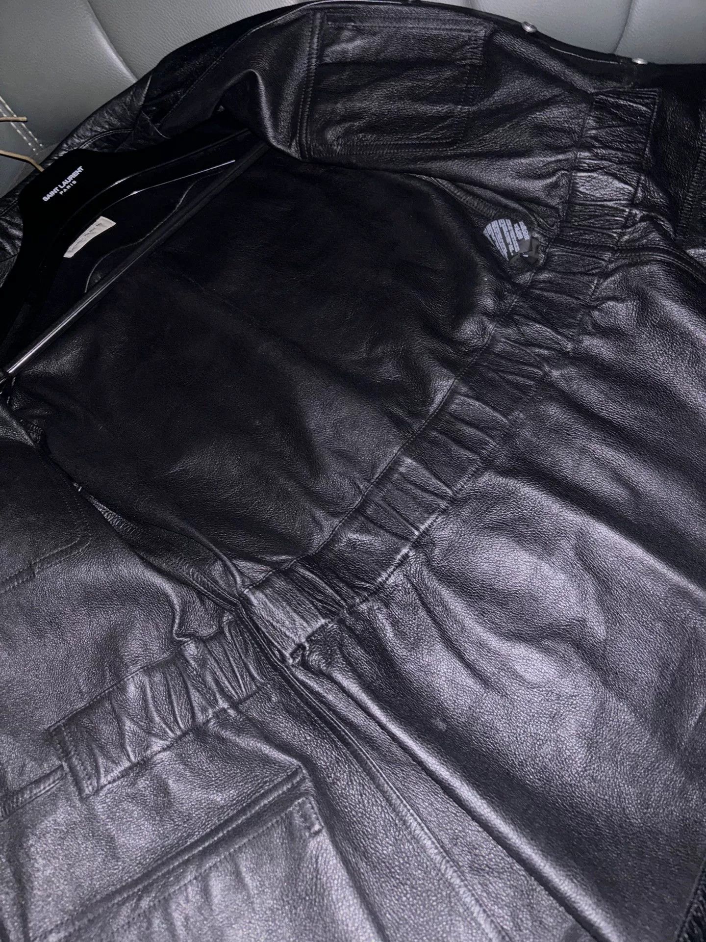 Saint Laurent Paris saint laurent black leather utility jacket Size US M / EU 48-50 / 2 - 4 Thumbnail