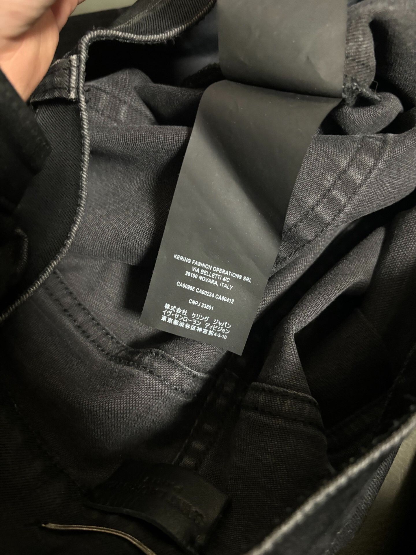 Saint Laurent Paris Saint Laurent Black Slim Fit Denim Pants Size US 34 / EU 50 - 7 Thumbnail