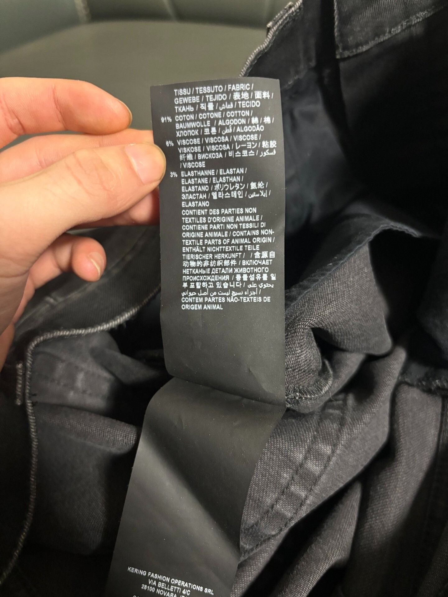 Saint Laurent Paris Saint Laurent Black Slim Fit Denim Pants Size US 34 / EU 50 - 6 Thumbnail