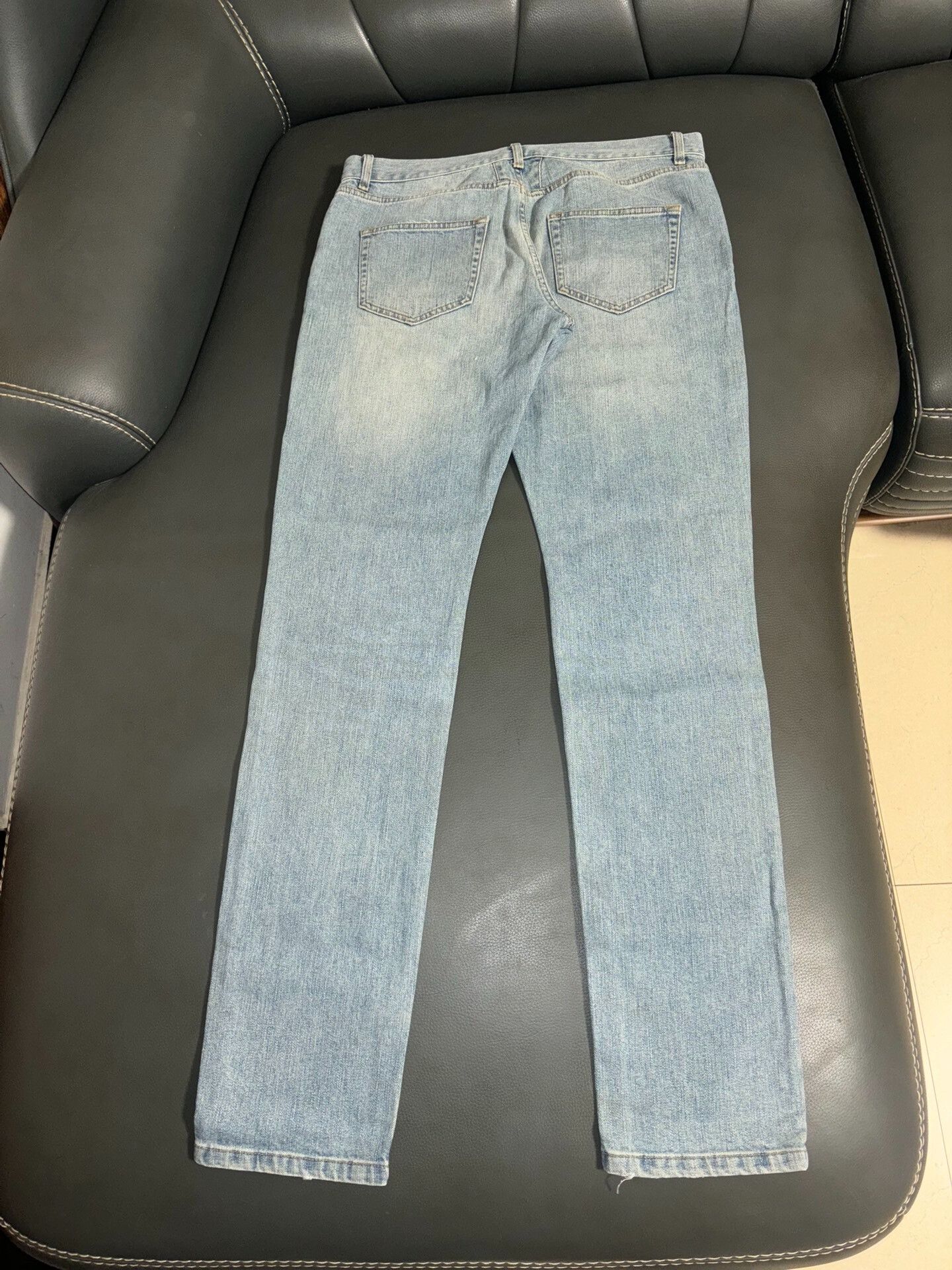 Saint Laurent Paris saint laurent ripped knee denim pants Size US 33 - 2 Thumbnail