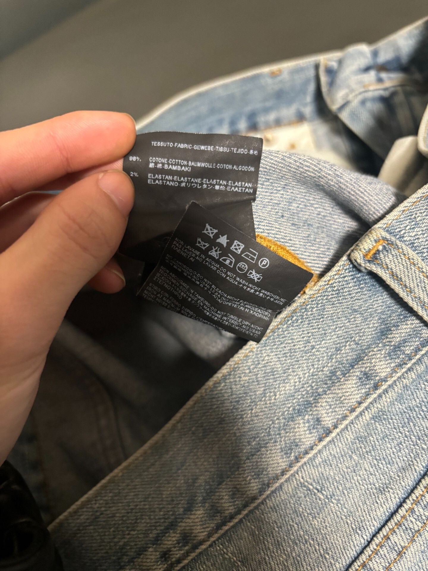 Saint Laurent Paris saint laurent ripped knee denim pants Size US 33 - 5 Thumbnail
