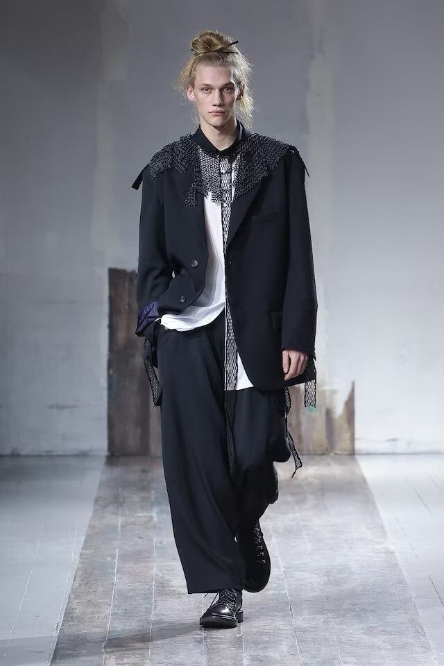 Yohji Yamamoto Yohji Yamamoto Shoulder Strap Coat Size US M / EU 48-50 / 2 - 2 Thumbnail