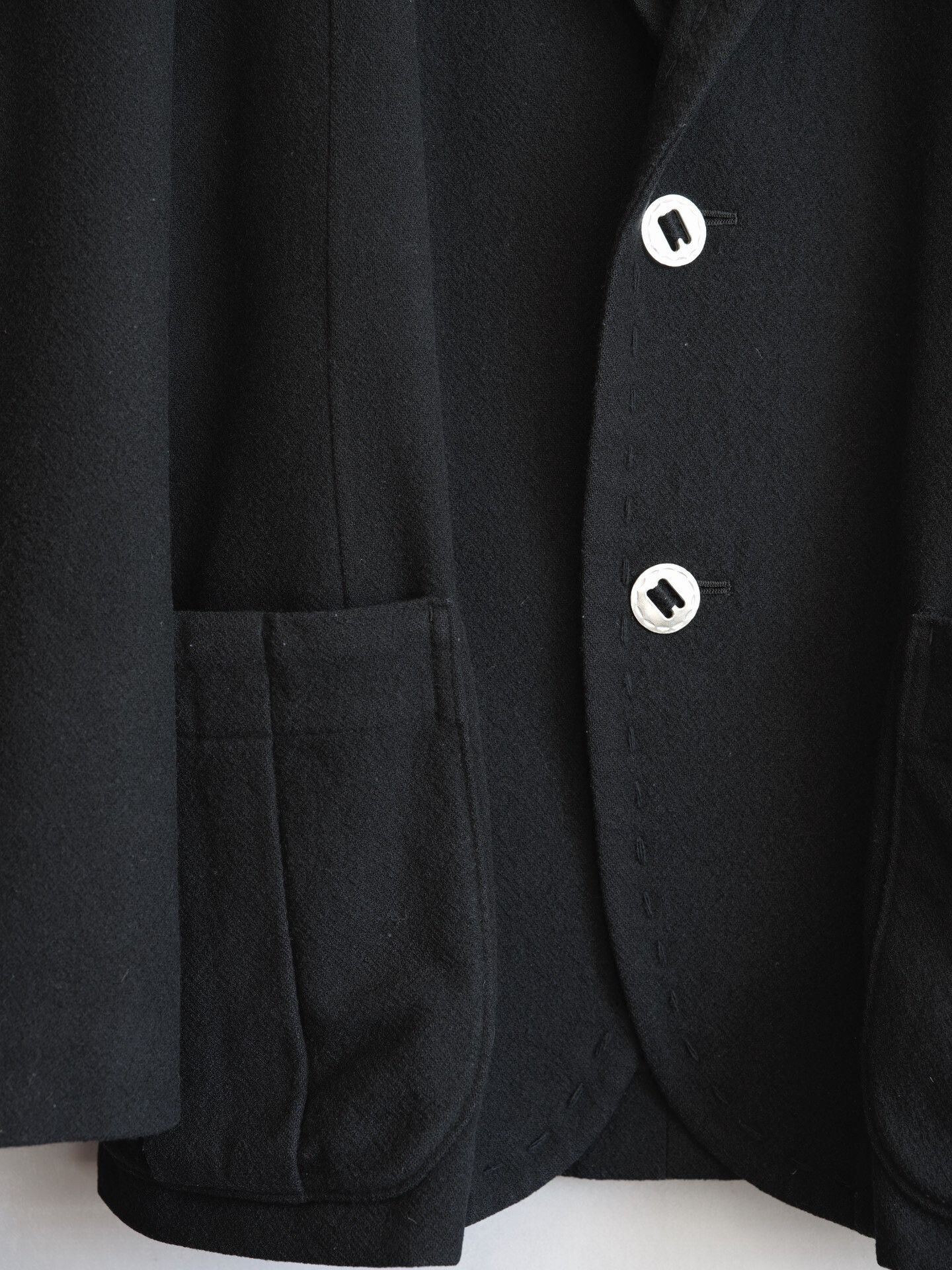 Yohji Yamamoto Yohji Yamamoto Black Tailored Jacket Size US S / EU 44-46 / 1 - 4 Thumbnail