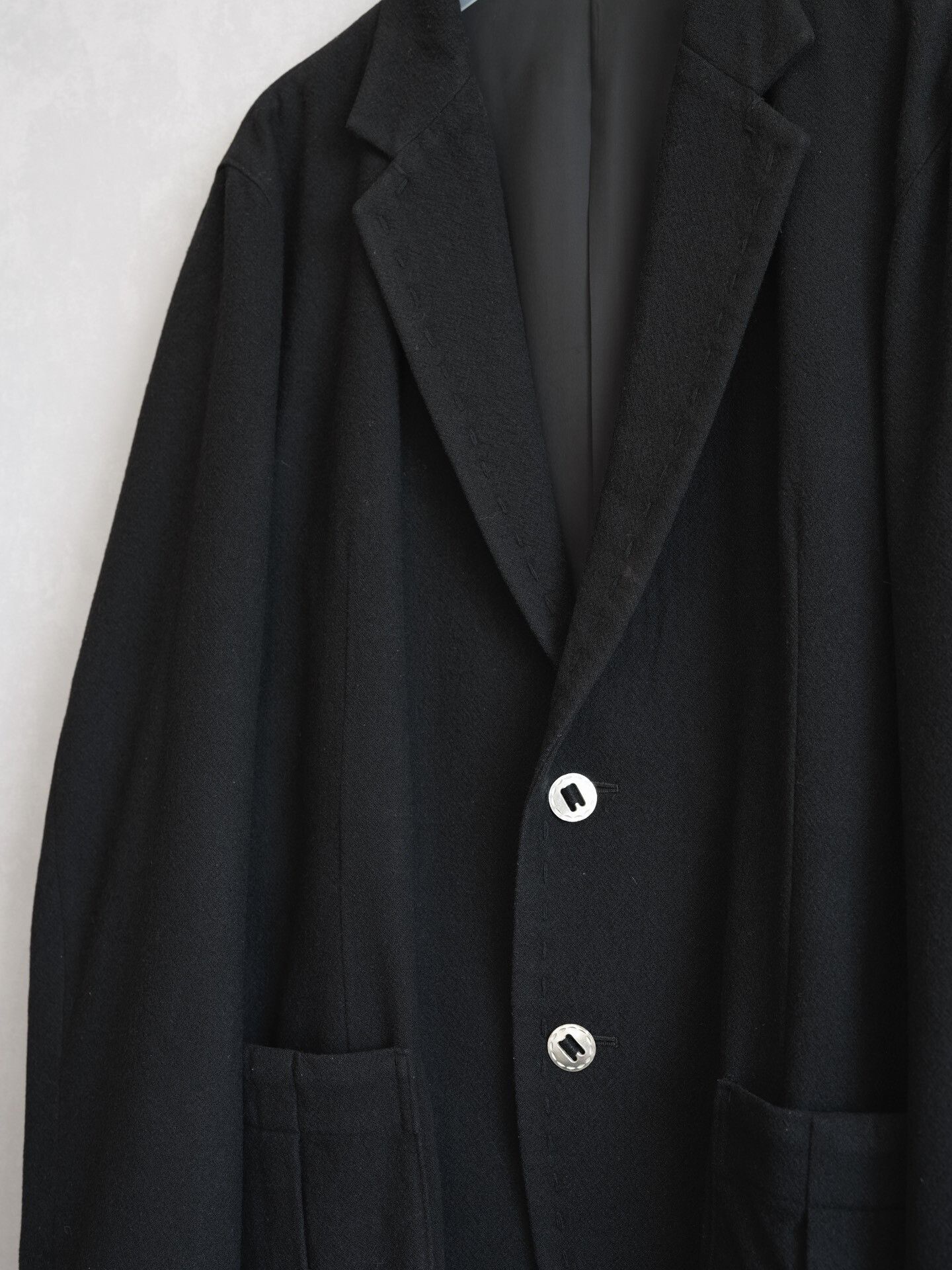 Yohji Yamamoto Yohji Yamamoto Black Tailored Jacket Size US S / EU 44-46 / 1 - 3 Thumbnail