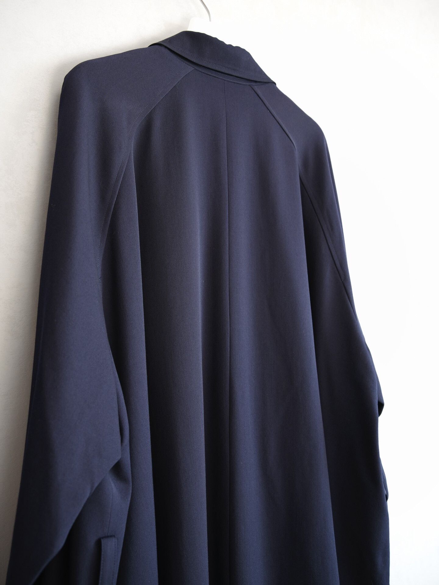 Yohji Yamamoto Yohji Yamamoto Large Navy Coat with Shoulder Sleeves Size US M / EU 48-50 / 2 - 6 Thumbnail