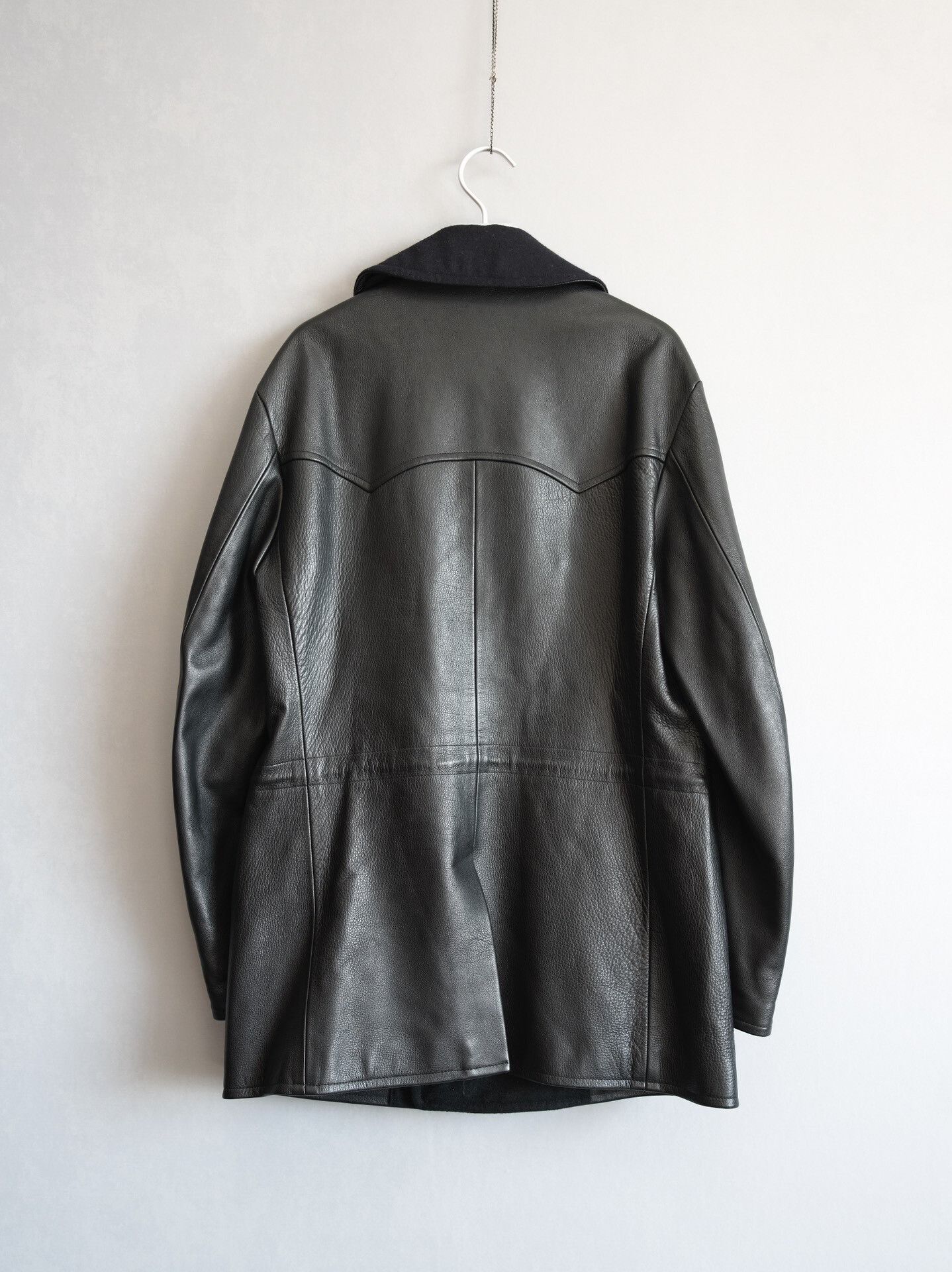 Yohji Yamamoto yohji yamamoto double-breasted buffalo leather coat Size US M / EU 48-50 / 2 - 5 Thumbnail