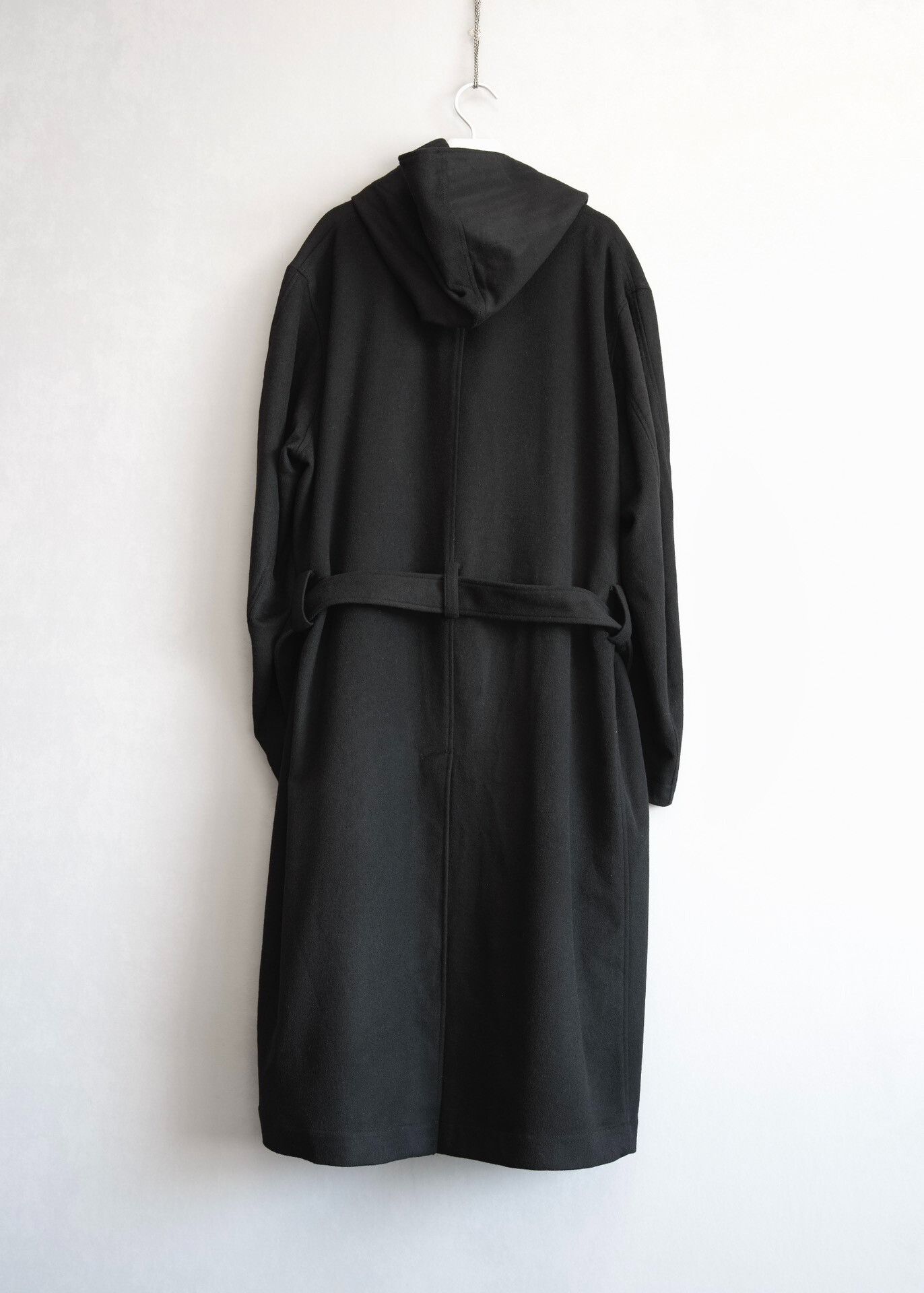 Yohji Yamamoto Yohji Yamamoto Black Boxer Coat with Tie Size US XXL / EU 58 / 5 - 4 Thumbnail