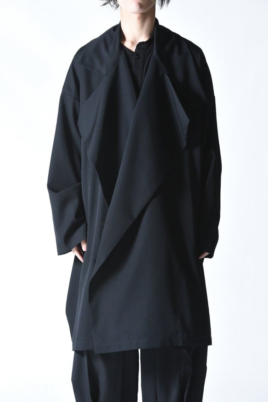 Yohji Yamamoto black oversized wool coat by Yohji Yamamoto Size US M / EU 48-50 / 2 - 3 Thumbnail