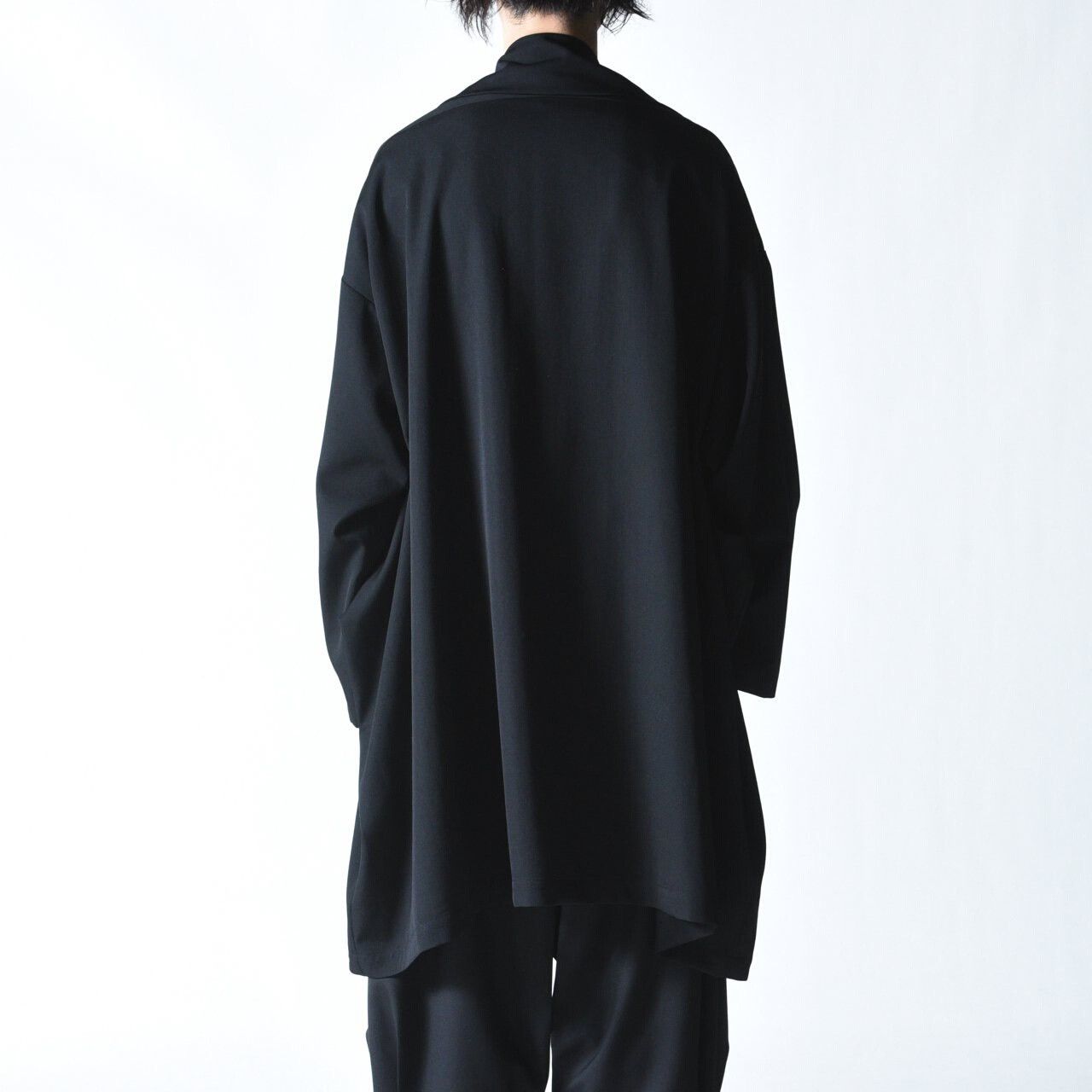 Yohji Yamamoto black oversized wool coat by Yohji Yamamoto Size US M / EU 48-50 / 2 - 4 Thumbnail