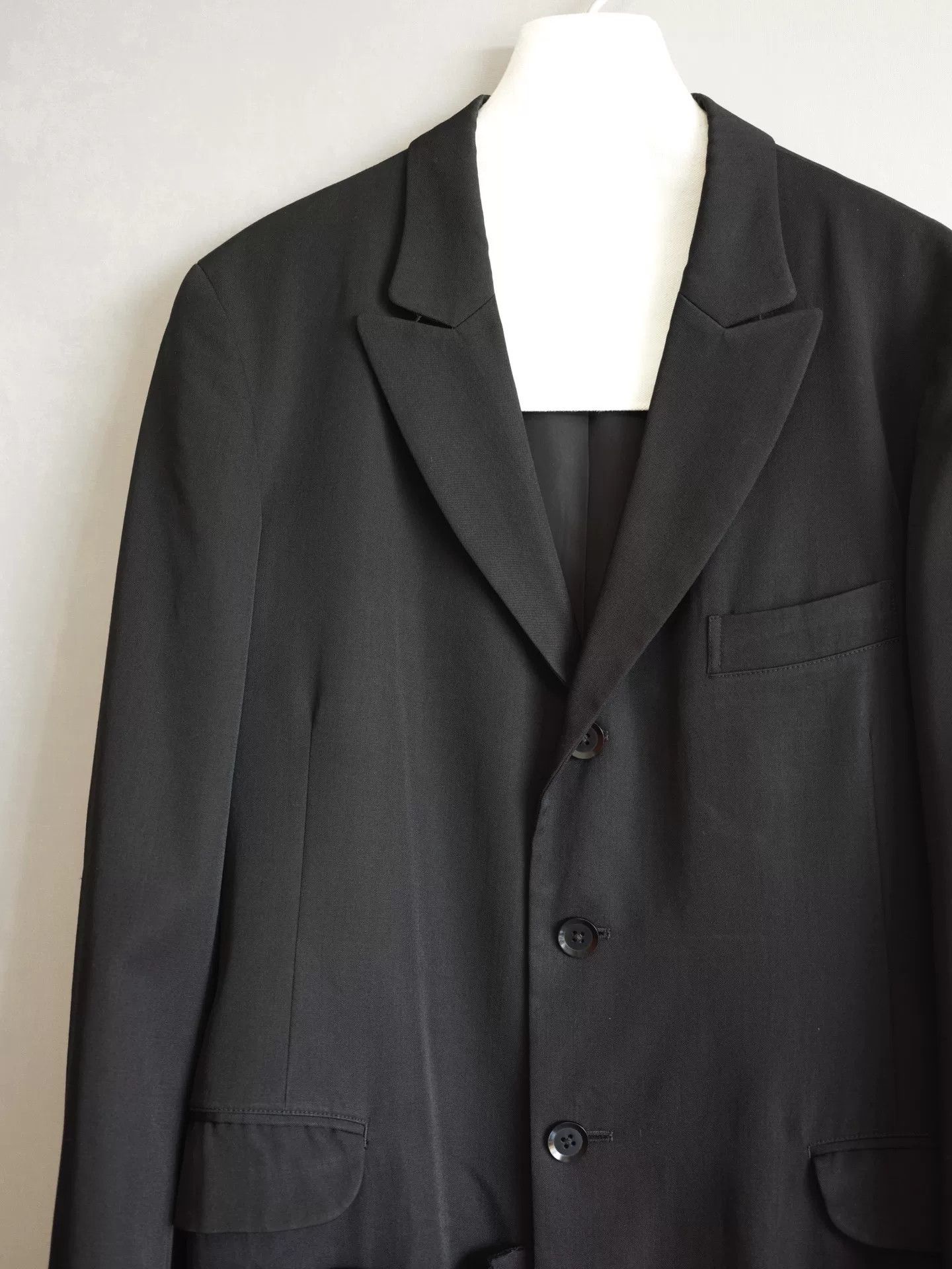 Yohji Yamamoto Yohji Yamamoto Asymmetrical Pleated Coat Size M / US 6-8 / IT 42-44 - 3 Thumbnail