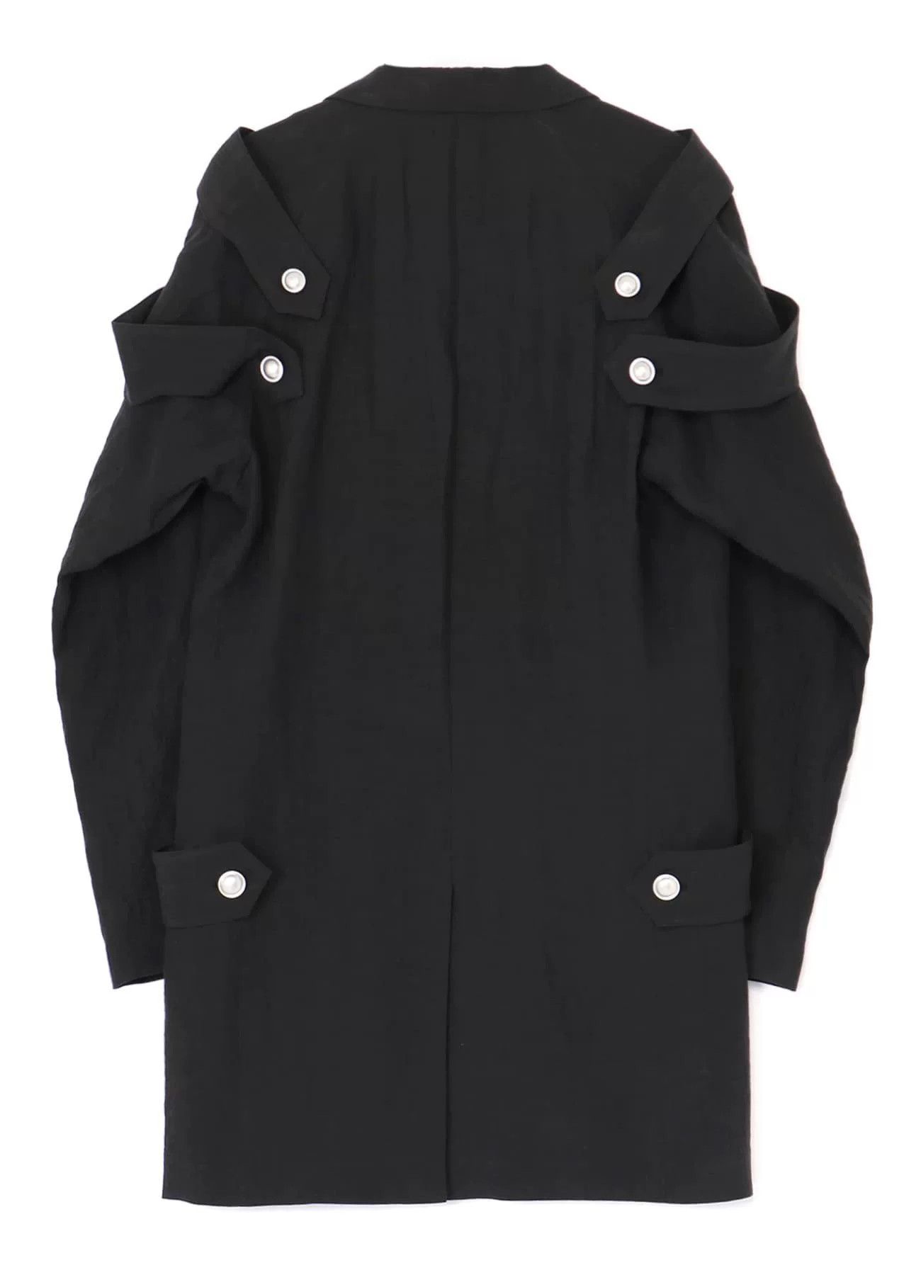 Yohji Yamamoto Yohji Yamamoto Half-Length Jacket with Silver Buttons Size US S / EU 44-46 / 1 - 3 Thumbnail