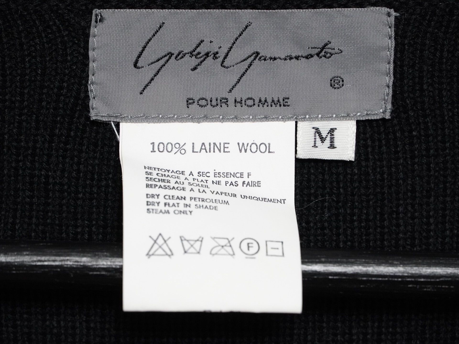 Yohji Yamamoto yohji yamamoto 1988aw black sweater Size US M / EU 48-50 / 2 - 9 Thumbnail
