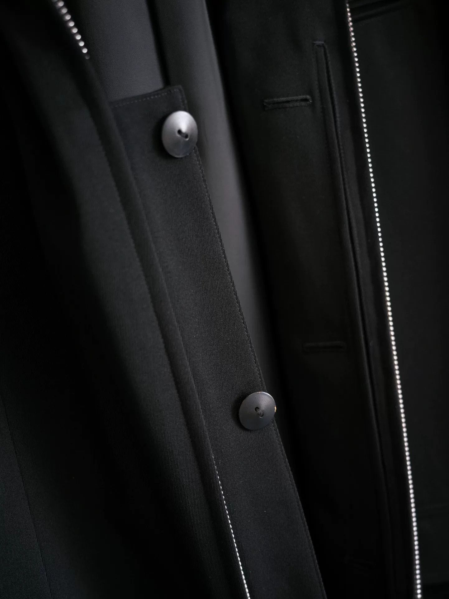 Yohji Yamamoto Yohji Yamamoto Leather Zip Jacket Size US L / EU 52-54 / 3 - 6 Thumbnail