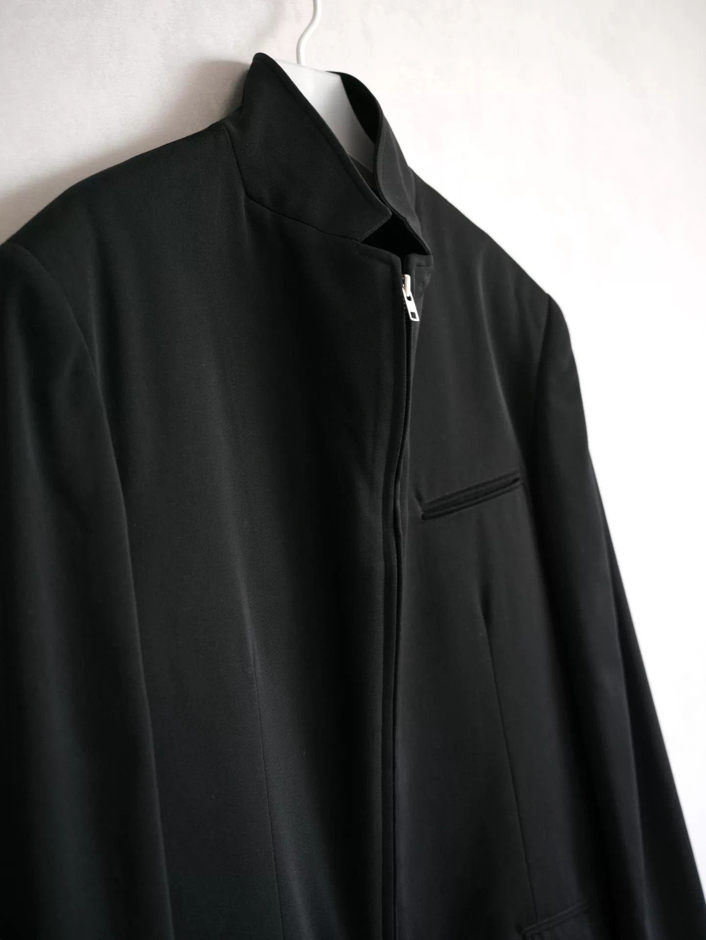 Yohji Yamamoto Yohji Yamamoto Leather Zip Jacket Size US L / EU 52-54 / 3 - 4 Thumbnail