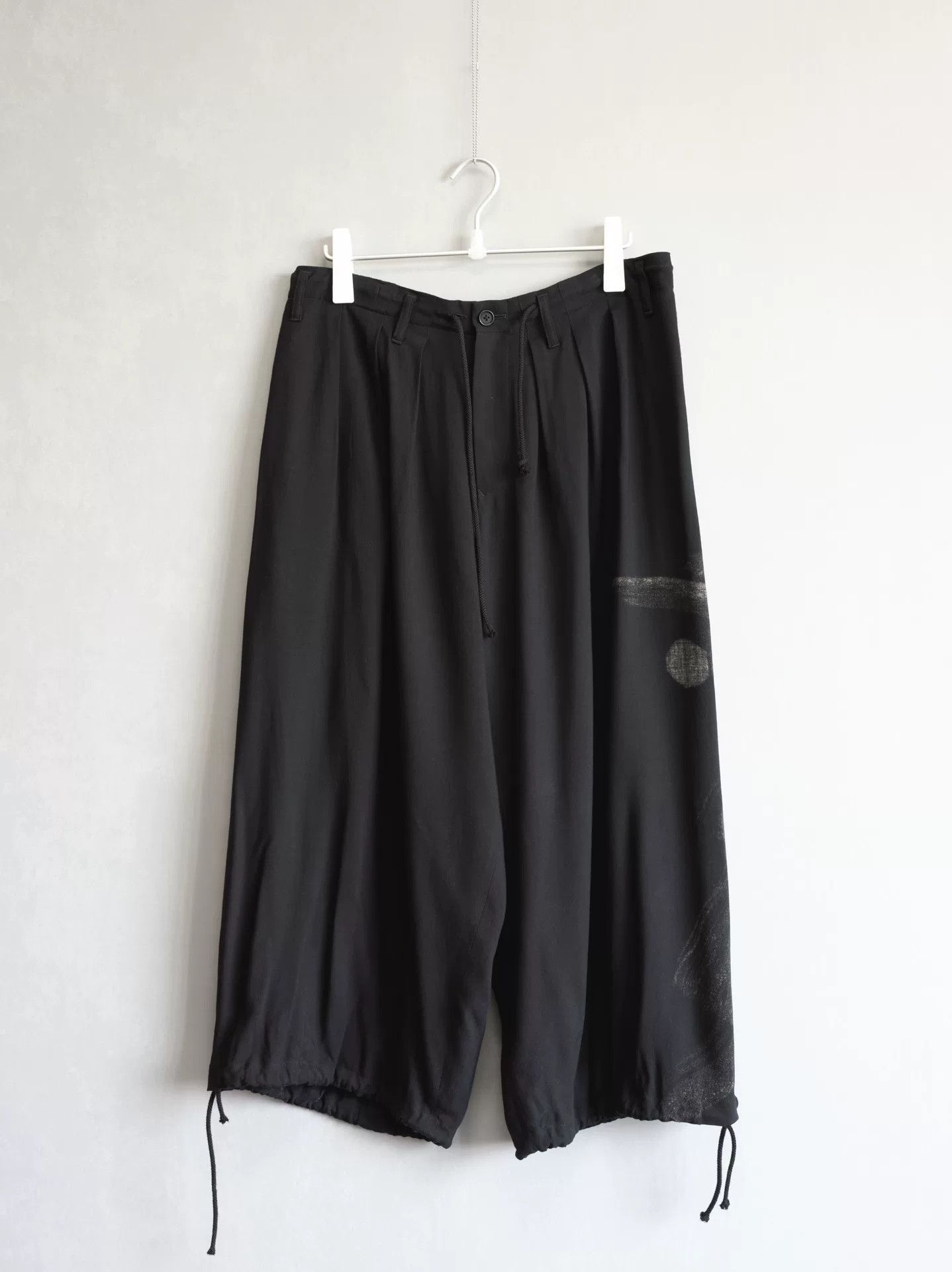 Yohji Yamamoto Yohji Yamamoto Balloon Pants with Drawstring Size 23" - 2 Thumbnail