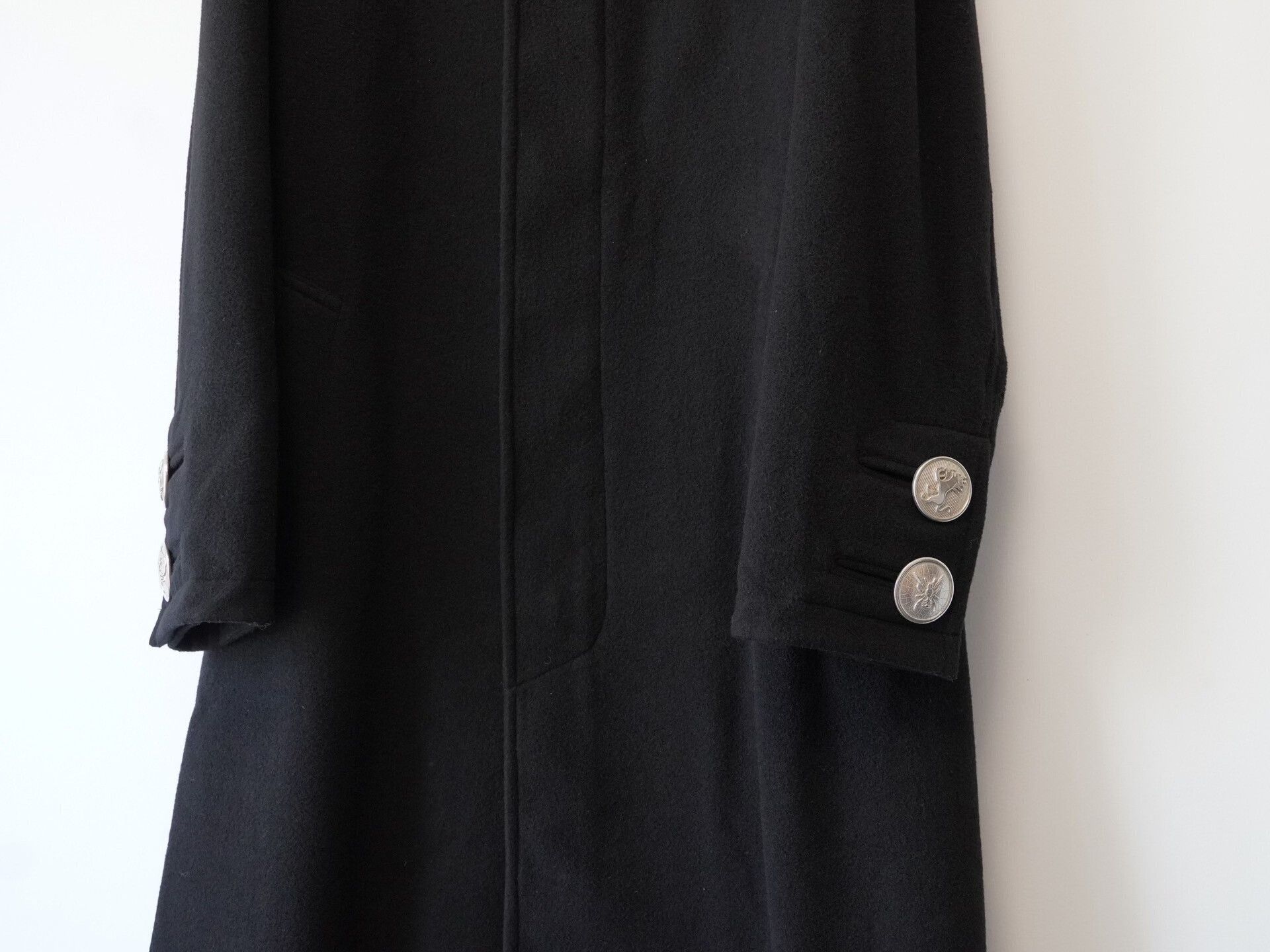 Yohji Yamamoto Yohji Yamamoto Black Button Zip Coat Size US M / EU 48-50 / 2 - 5 Thumbnail