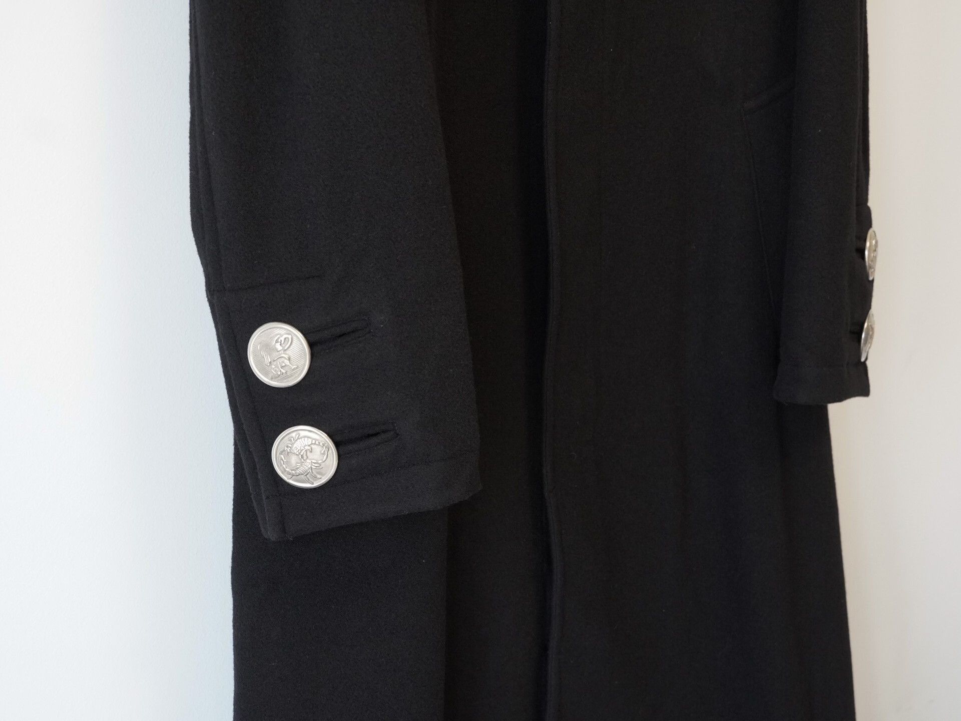 Yohji Yamamoto Yohji Yamamoto Black Button Zip Coat Size US M / EU 48-50 / 2 - 4 Thumbnail