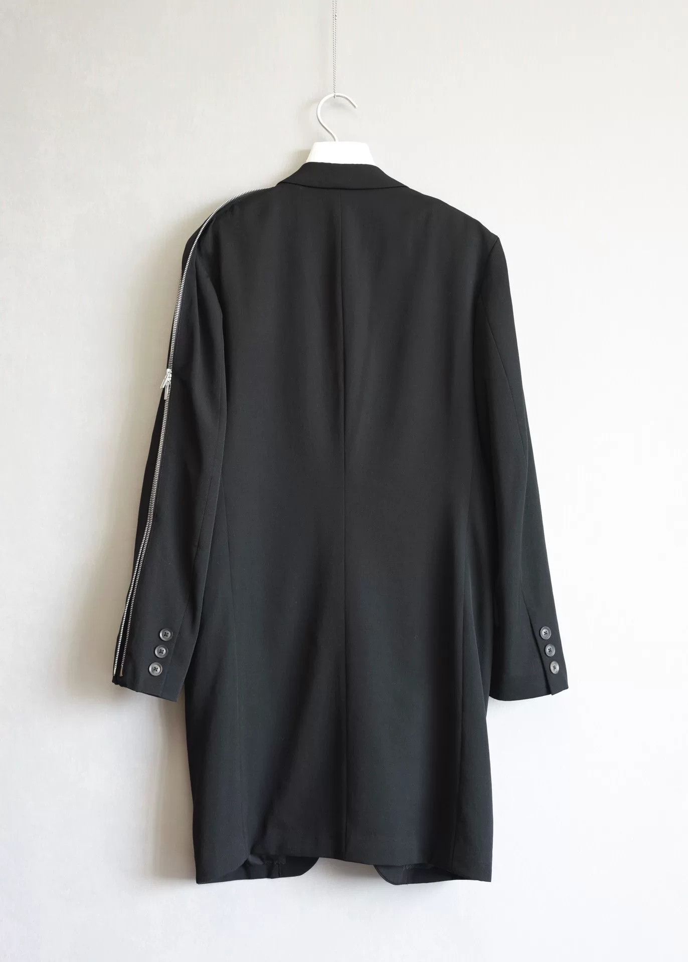 Yohji Yamamoto yohji yamamoto black side zip long coat Size US M / EU 48-50 / 2 - 3 Thumbnail
