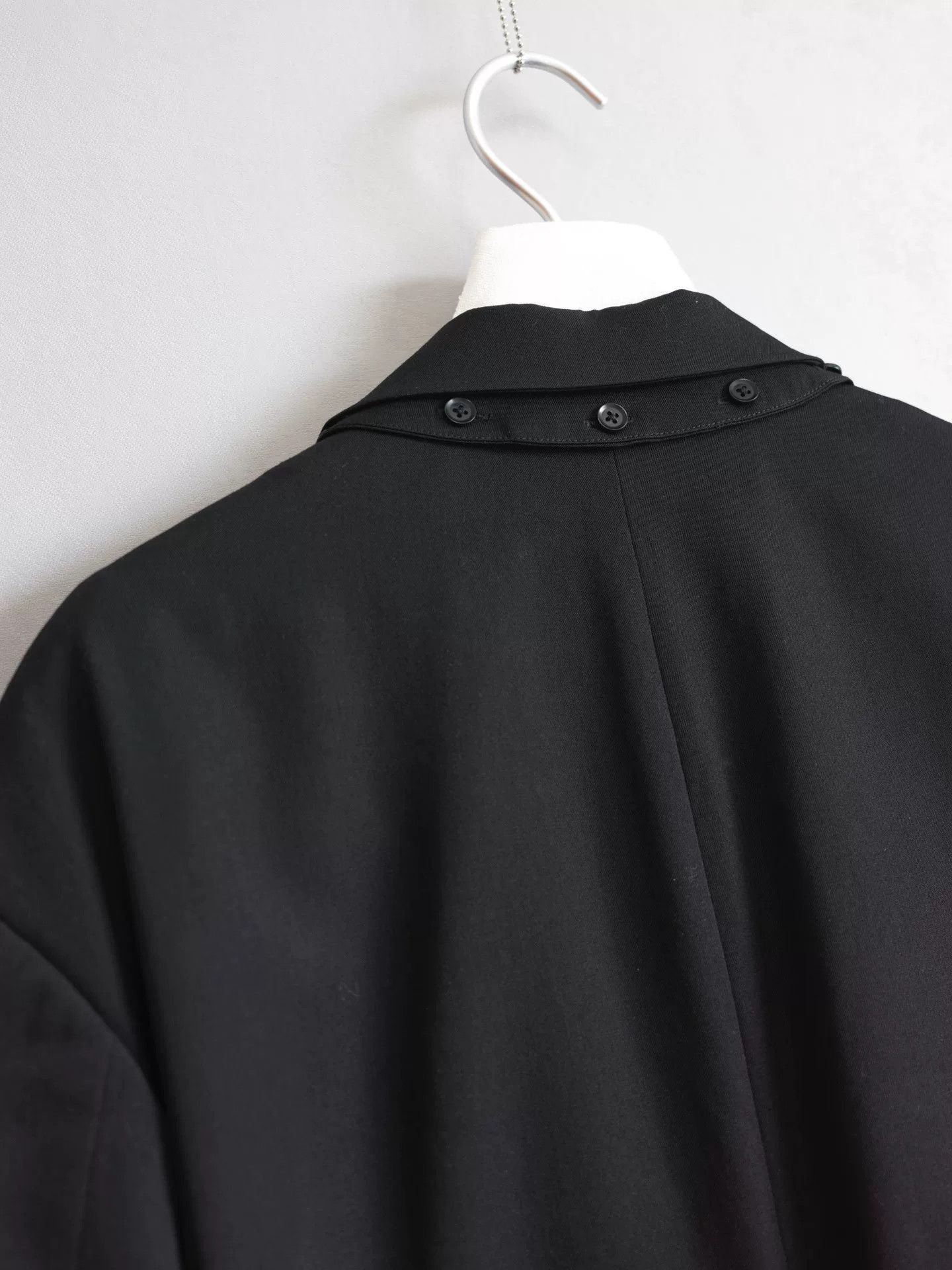 Yohji Yamamoto yohji yamamoto detachable collar jacket Size US L / EU 52-54 / 3 - 8 Thumbnail