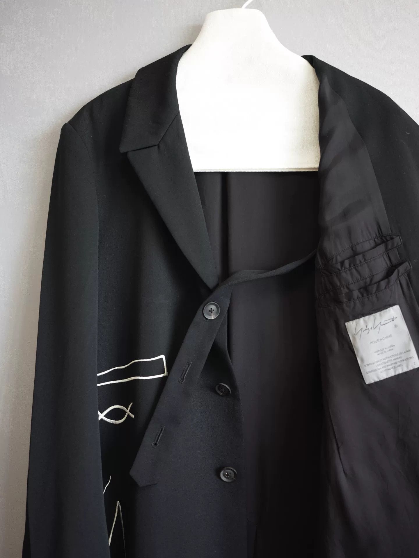 Yohji Yamamoto Yohji Yamamoto Dr. Jacket Coat 22SS Size US M / EU 48-50 / 2 - 4 Thumbnail