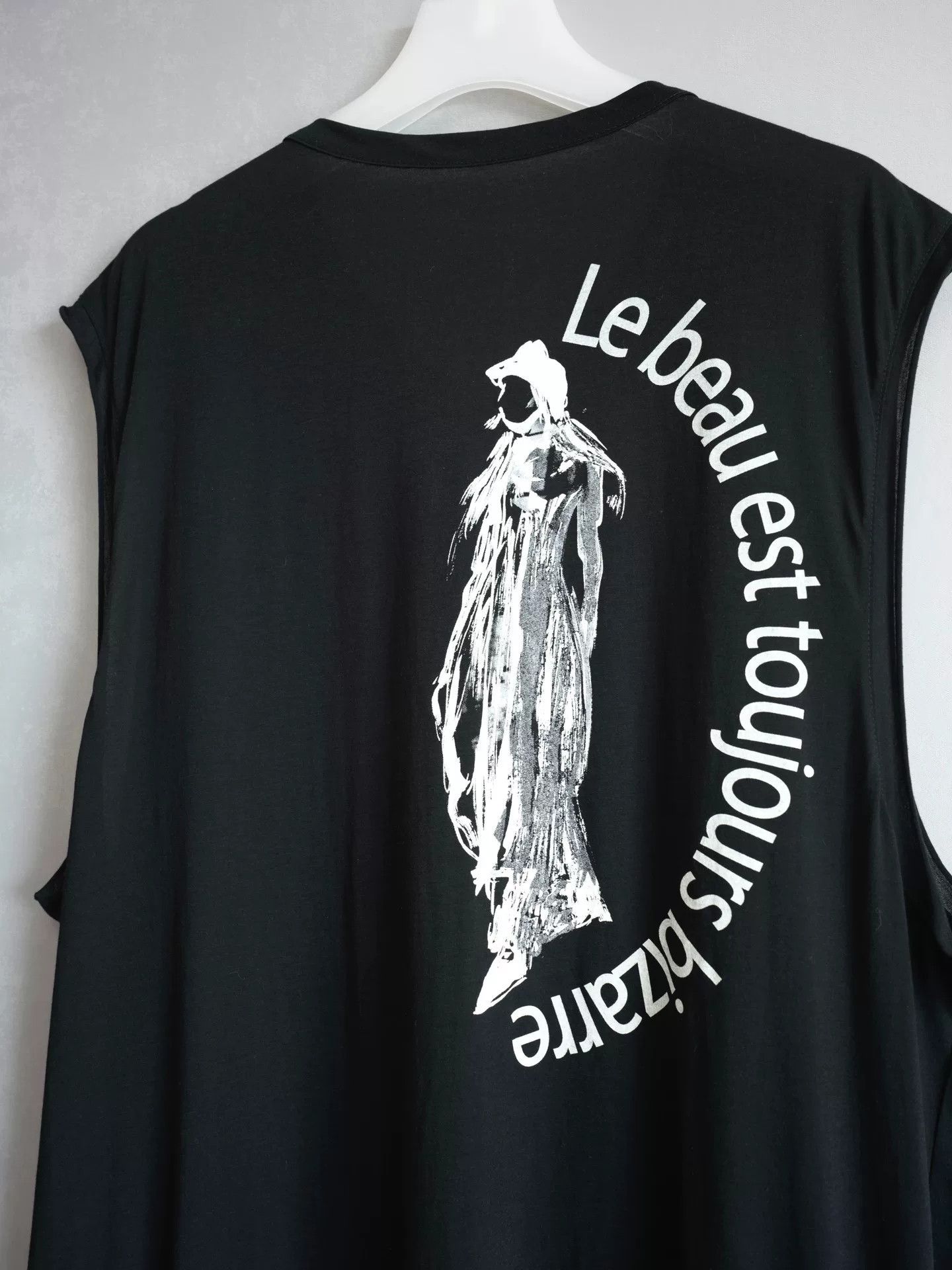 Yohji Yamamoto Yohji Yamamoto Sleeveless Printed Long Shirt Size M / US 6-8 / IT 42-44 - 5 Thumbnail