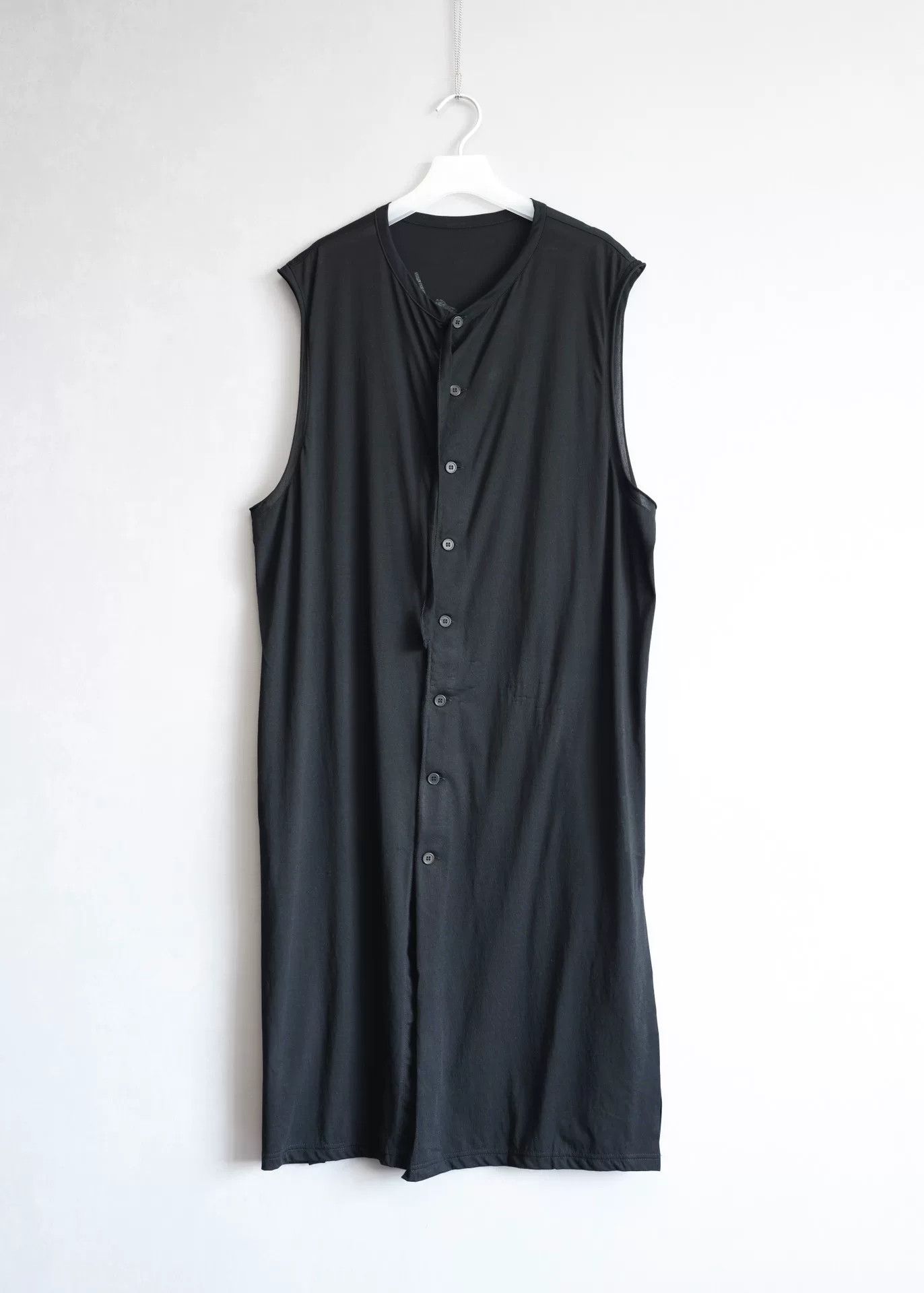 Yohji Yamamoto Yohji Yamamoto Sleeveless Printed Long Shirt Size M / US 6-8 / IT 42-44 - 2 Thumbnail