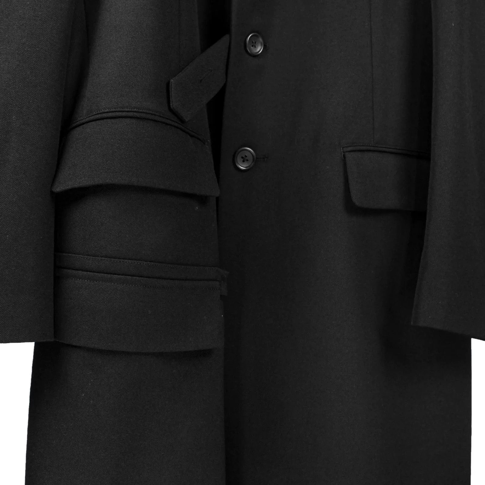 yohji yamamoto dr. jkt wool coat