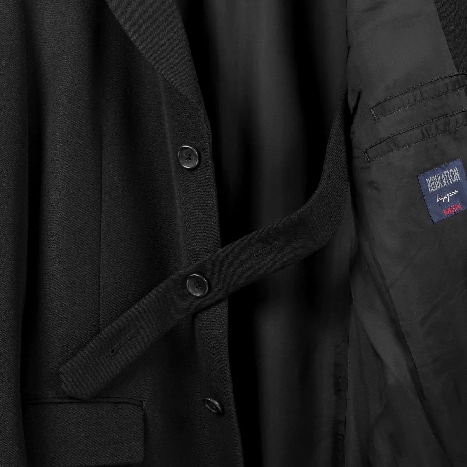yohji yamamoto dr. jkt wool coat