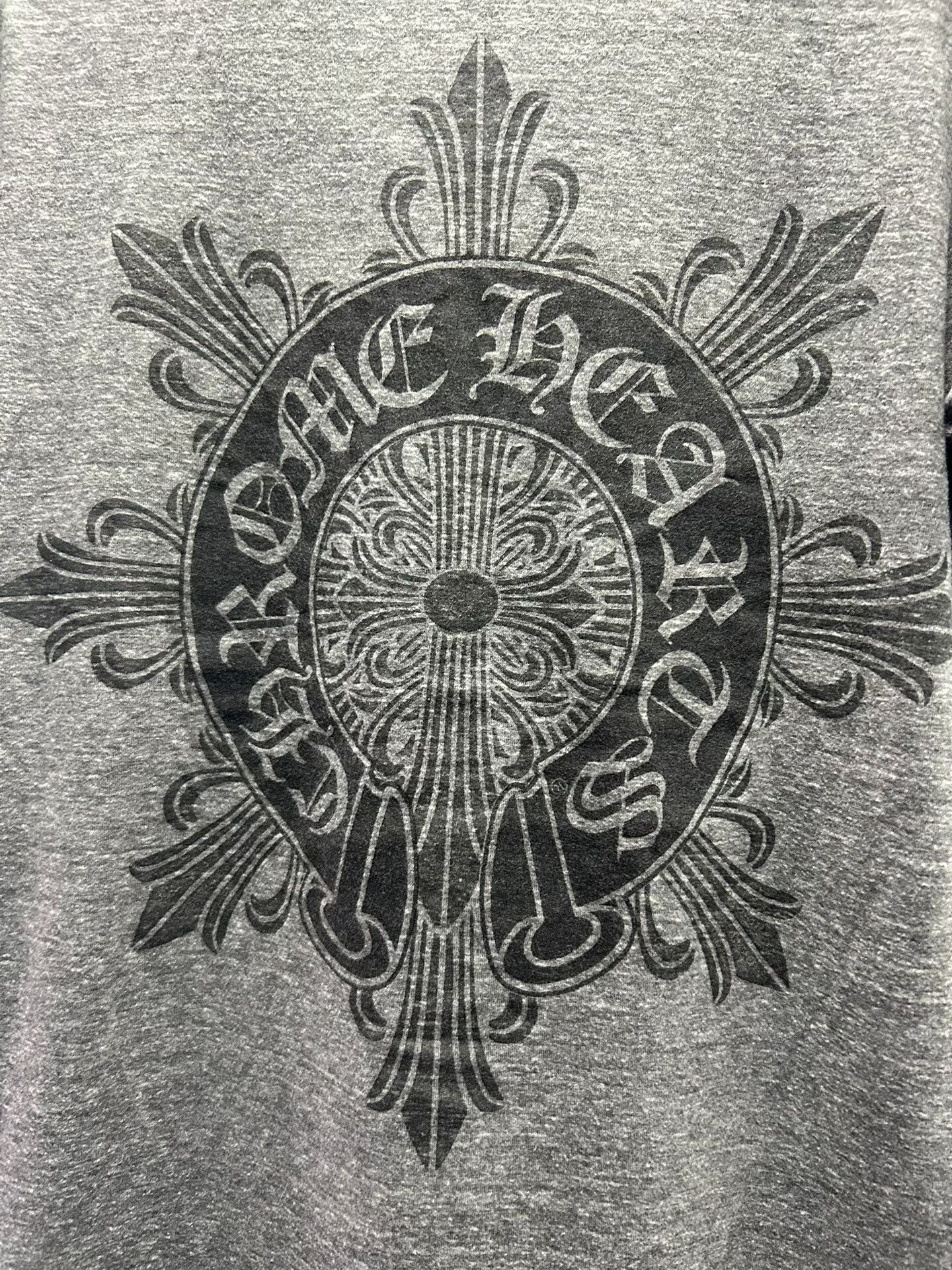 Chrome Hearts chrome hearts gray deep v-neck short sleeve tee Size L / US 10 / IT 46 - 5 Thumbnail