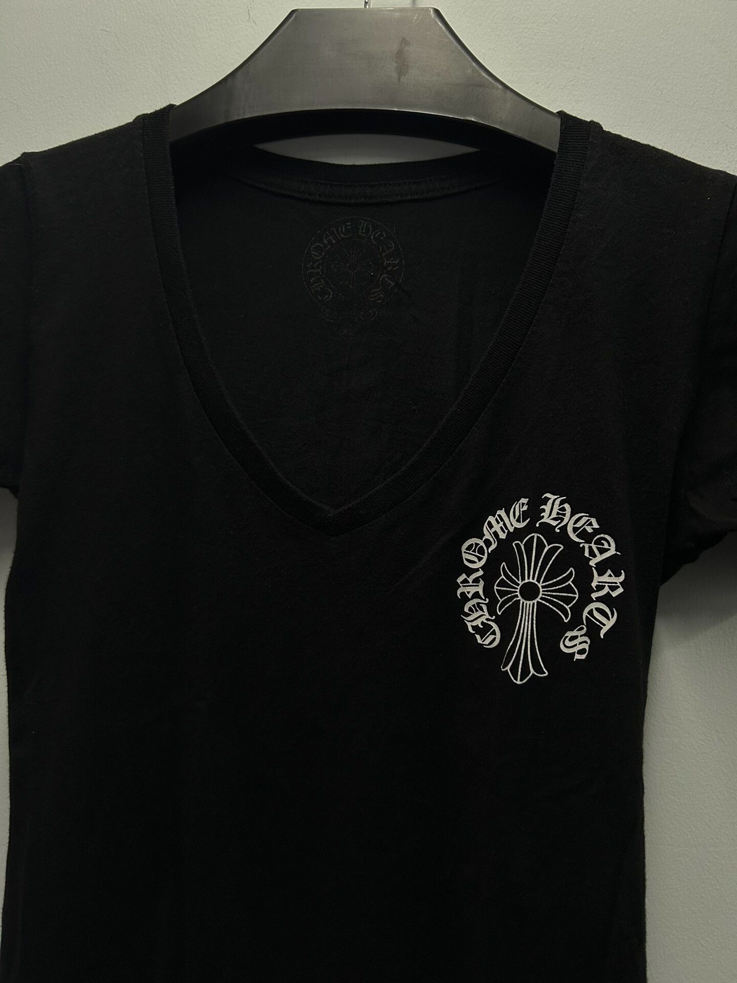 Chrome Hearts chrome hearts deep v-neck short sleeve top Size XS / US 0-2 / IT 36-38 - 3 Thumbnail