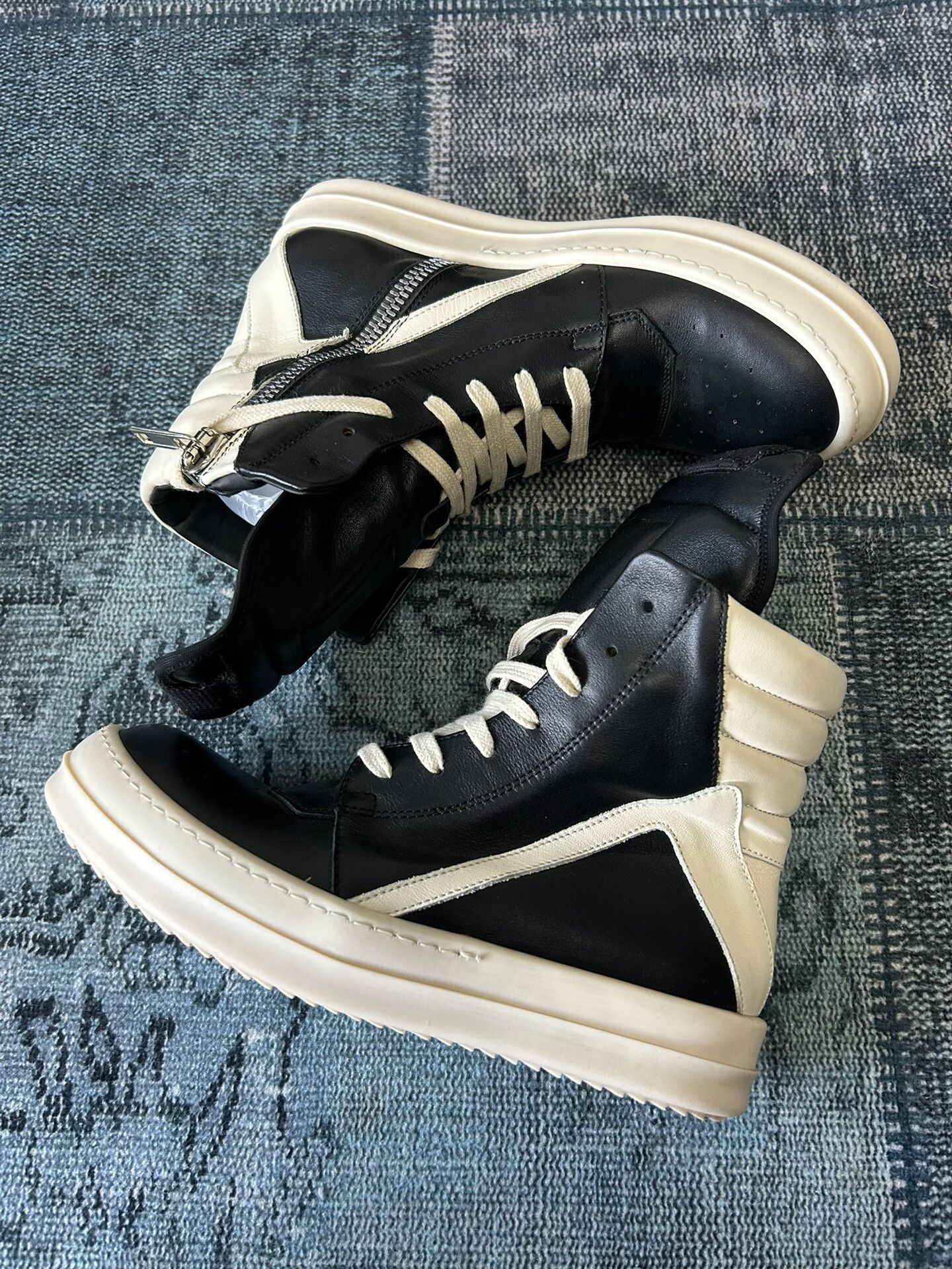 Rick Owens rick owens stylish high-top sneakers size 38.5 Size US 7.5 / EU 40-41 - 4 Thumbnail