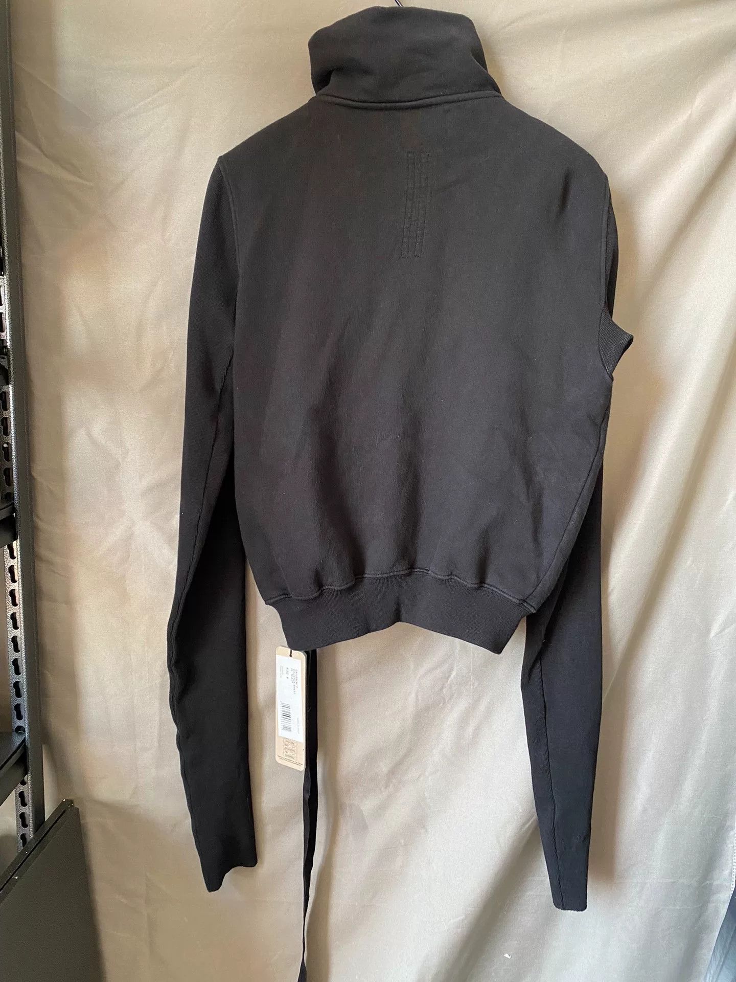 Rick Owens Drkshdw black high-neck jacket by rick owens Size S / US 4 / IT 40 - 2 Thumbnail