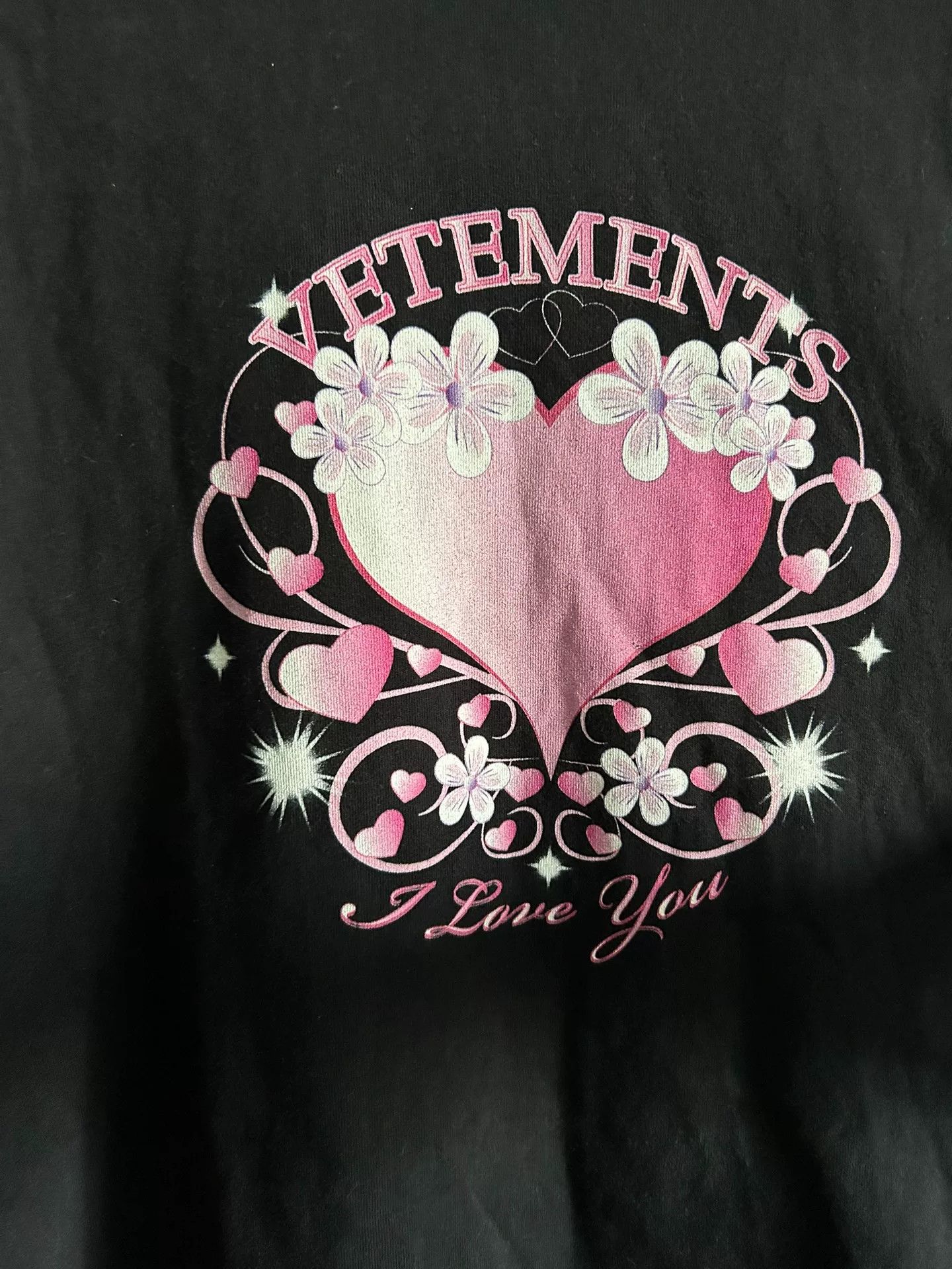 Vetements vetements love graphic short sleeve t-shirt Size S / US 4 / IT 40 - 2 Thumbnail