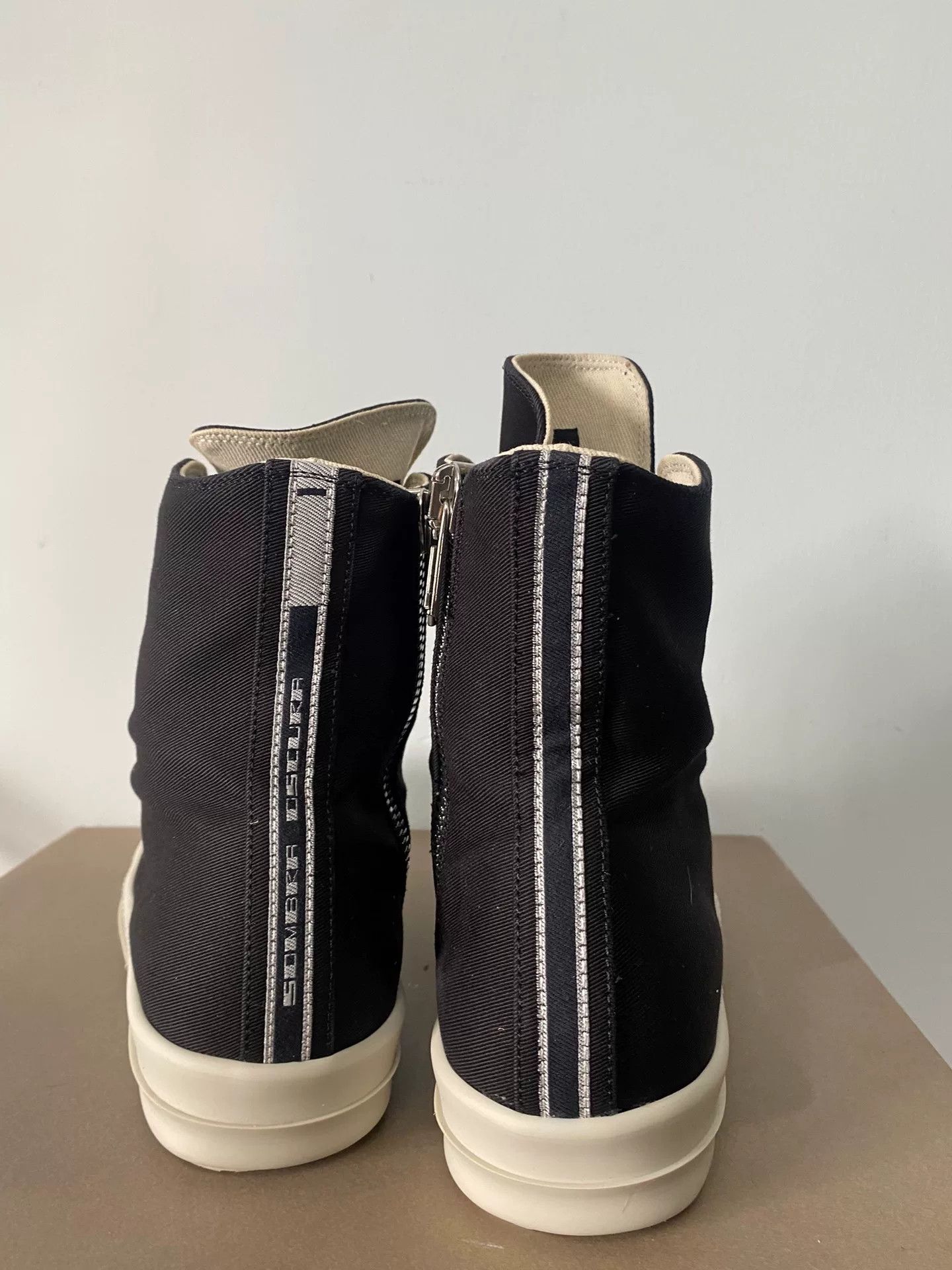 Rick Owens rick owens high-top canvas sneakers size 39.5 Size US 7.5 / EU 40-41 - 4 Thumbnail