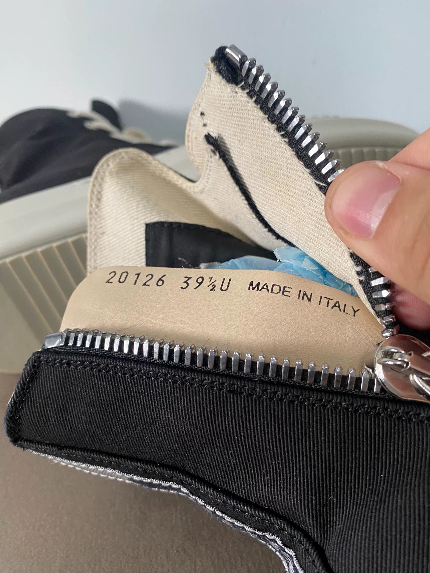 Rick Owens rick owens high-top canvas sneakers size 39.5 Size US 7.5 / EU 40-41 - 6 Thumbnail