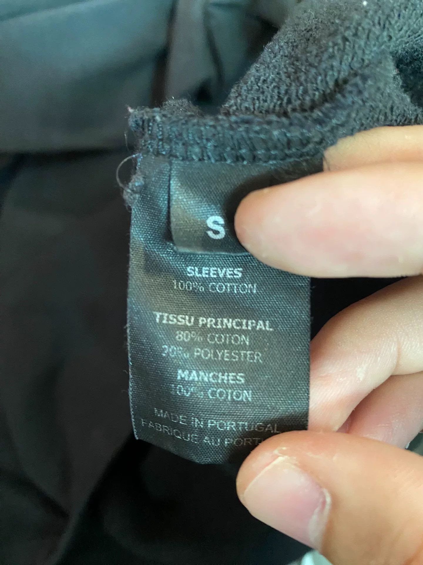 Vetements vetements black hooded sweatshirt with flag embroidery Size US S / EU 44-46 / 1 - 5 Thumbnail