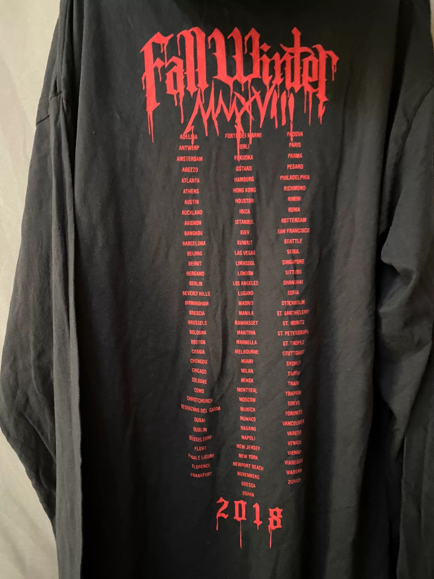 Vetements vetements lightweight hooded sweatshirt with graphic Size US S / EU 44-46 / 1 - 4 Thumbnail