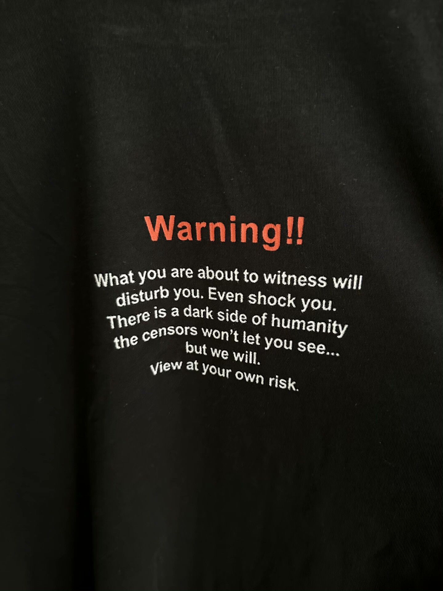 Vetements vetements warning short sleeve shirt rare find Size US L / EU 52-54 / 3 - 2 Thumbnail