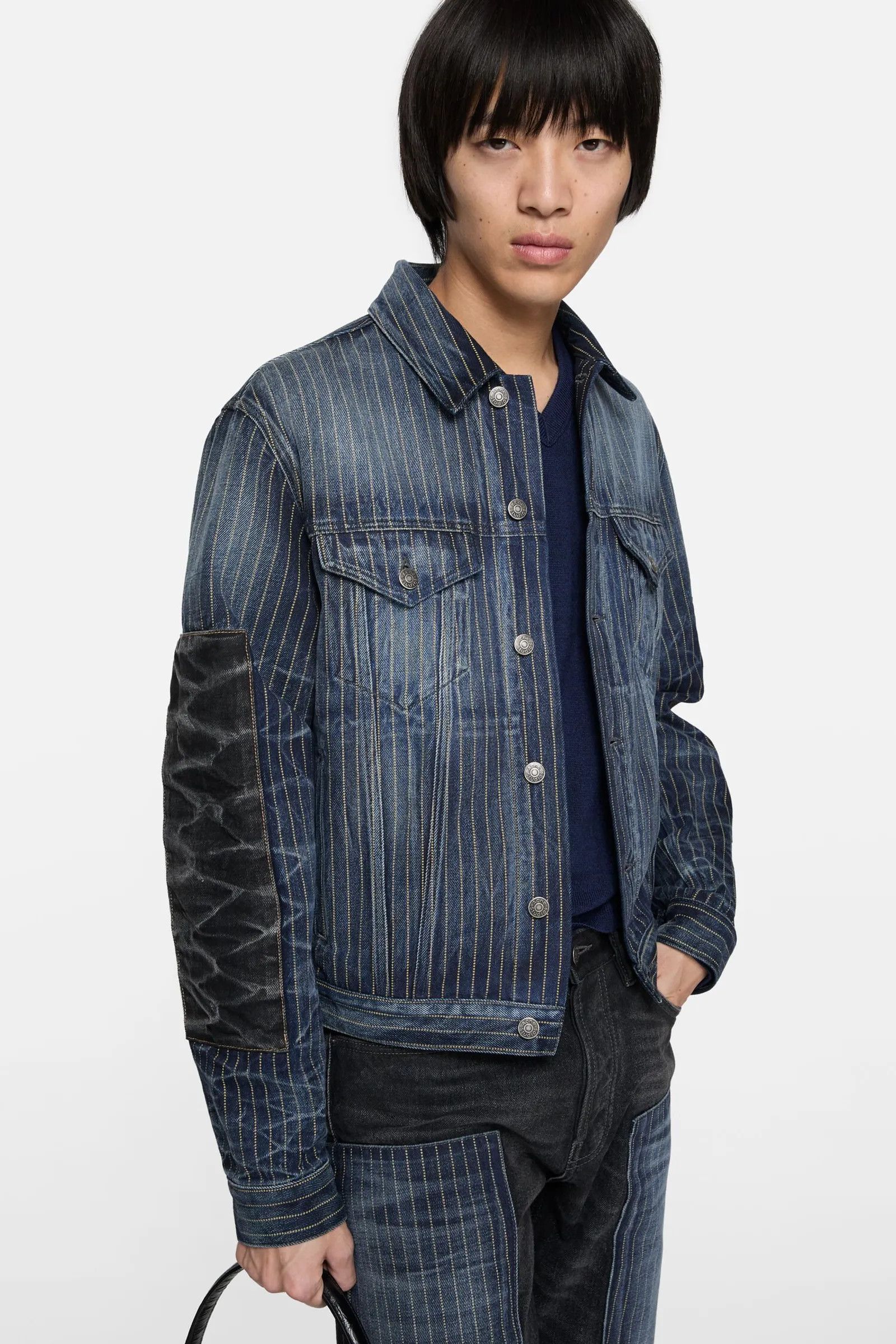 Acne Studios Acne Studios Patchwork Denim Jacket Jacket Size US M / EU 48-50 / 2 - 5 Thumbnail