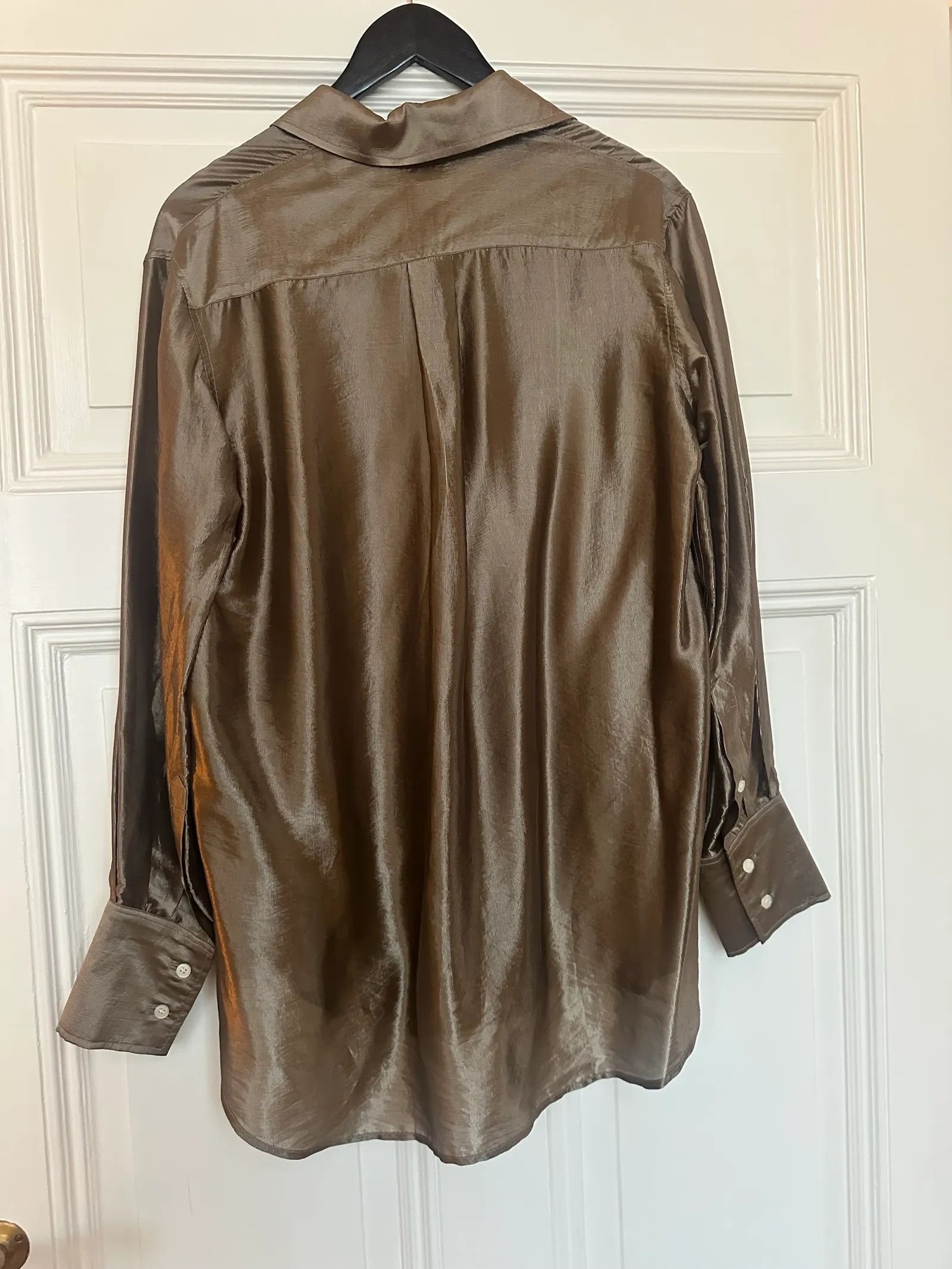 Filippa K Filippa K Akira Metallic Shirt Shirt Size XS / US 0-2 / IT 36-38 - 4 Thumbnail