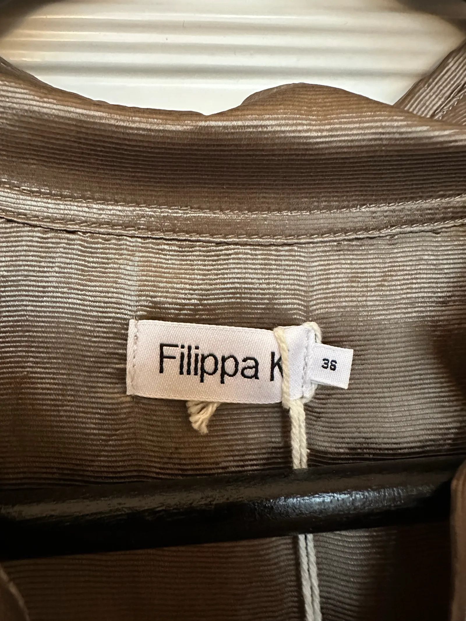 Filippa K Filippa K Akira Metallic Shirt Shirt Size XS / US 0-2 / IT 36-38 - 5 Thumbnail