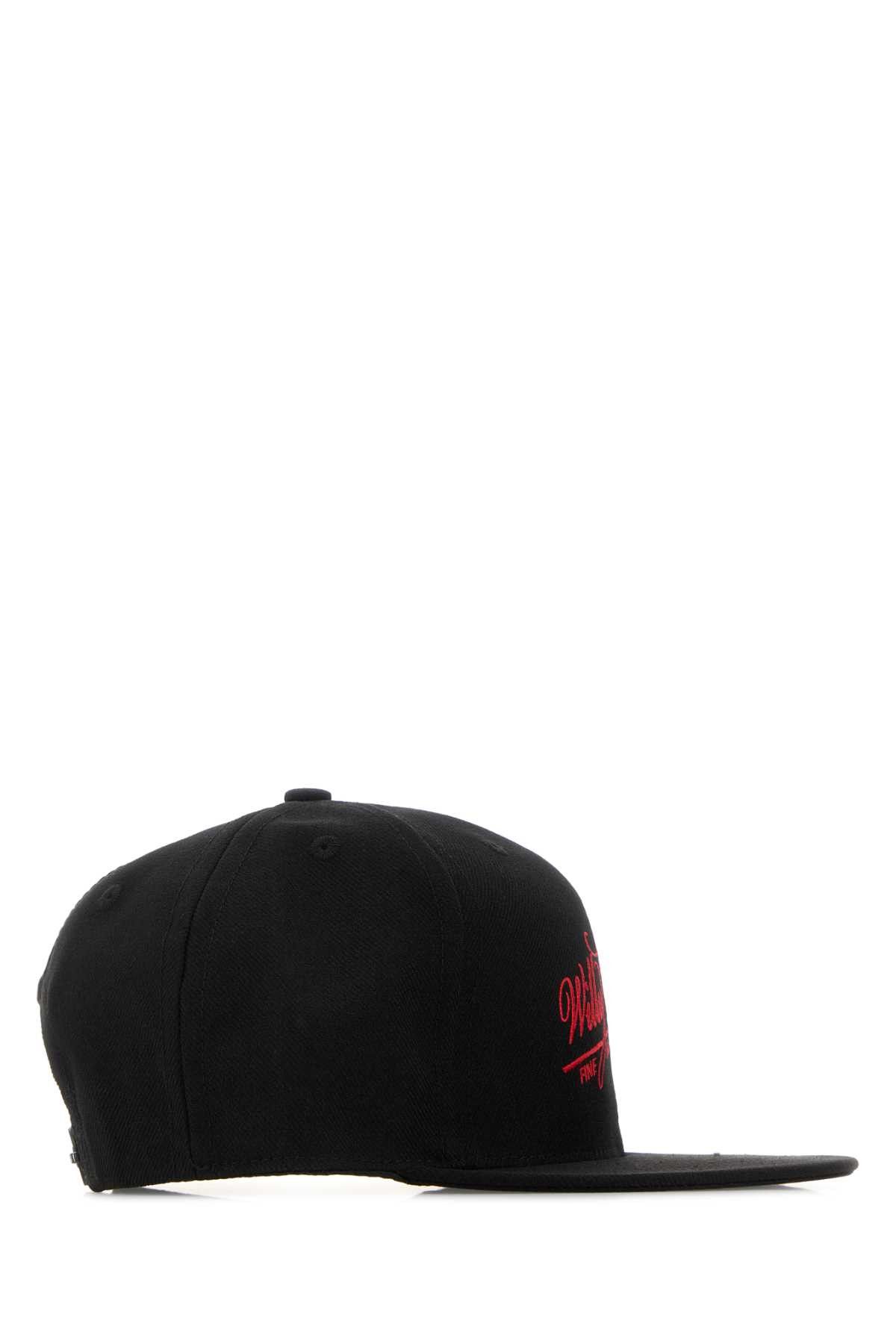 Willy Chavarria Black Polyester Fine Fashion Baseball Cap Size ONE SIZE - 2 Thumbnail