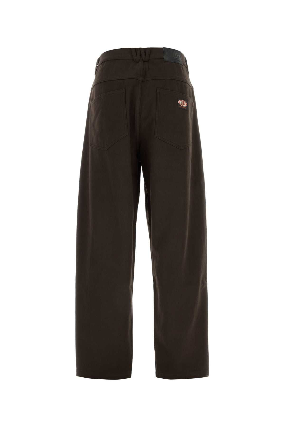 Willy Chavarria Brown Denim Jeans Size US 32 / EU 48 - 2 Thumbnail