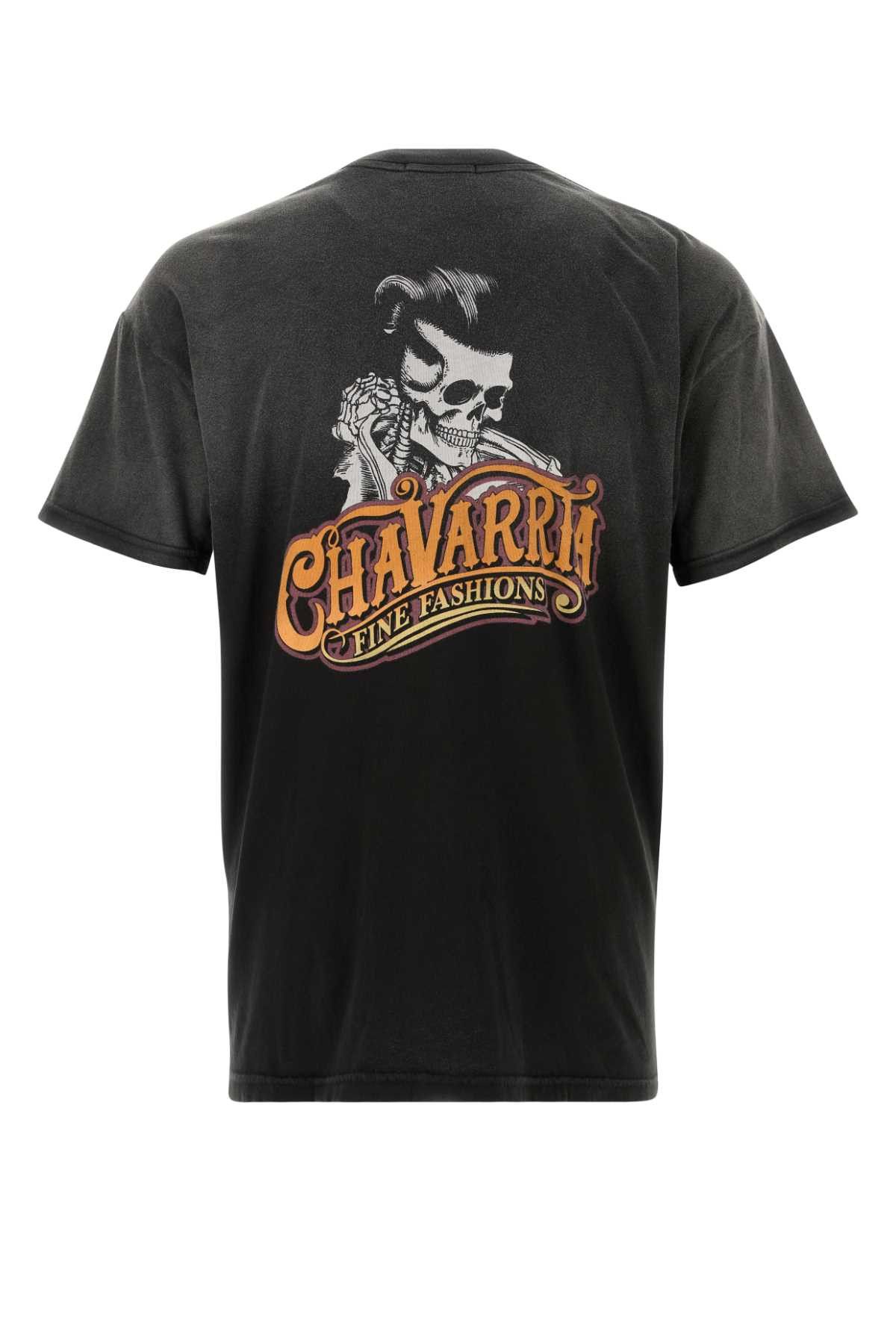 Willy Chavarria Slate Cotton T-Shirt Size US L / EU 52-54 / 3 - 2 Thumbnail