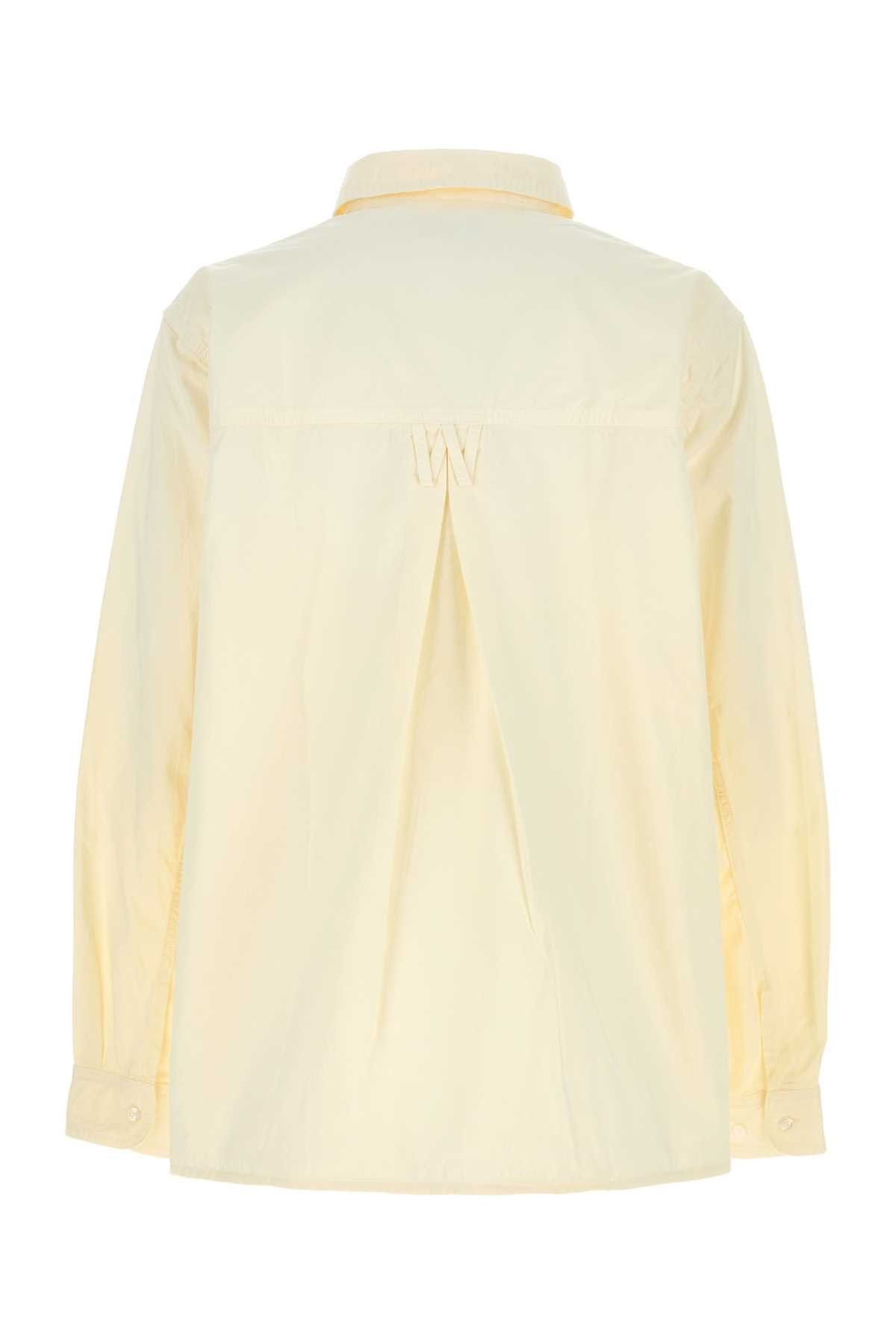 Willy Chavarria Cream Cotton Oversize Shirt Size US L / EU 52-54 / 3 - 2 Thumbnail