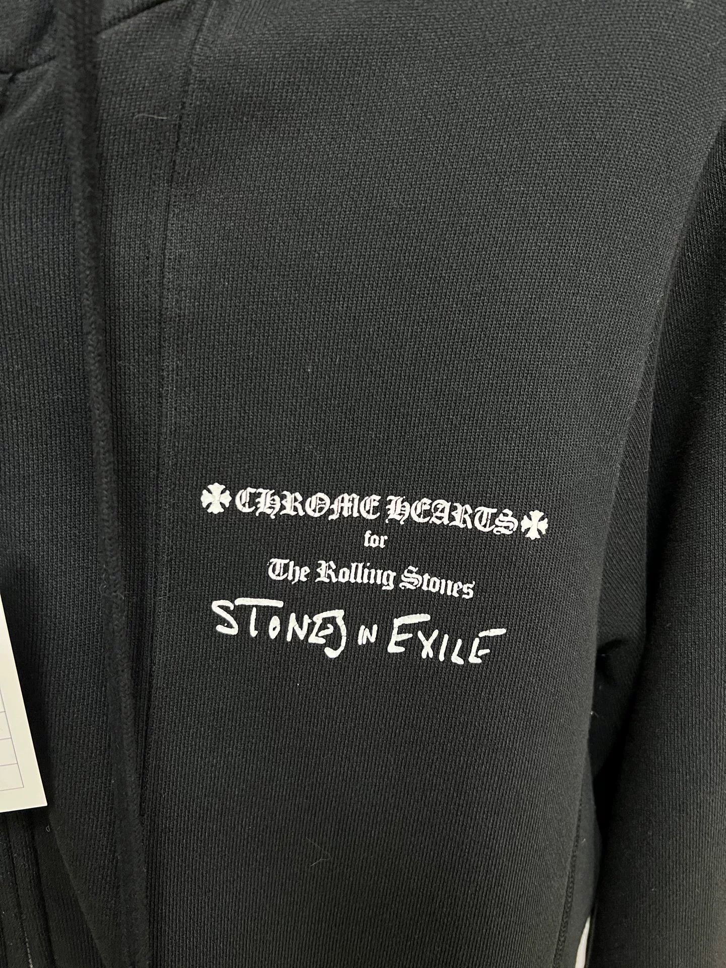 Chrome Hearts chrome hearts x rolling stones waffle hoodie Size US M / EU 48-50 / 2 - 3 Thumbnail